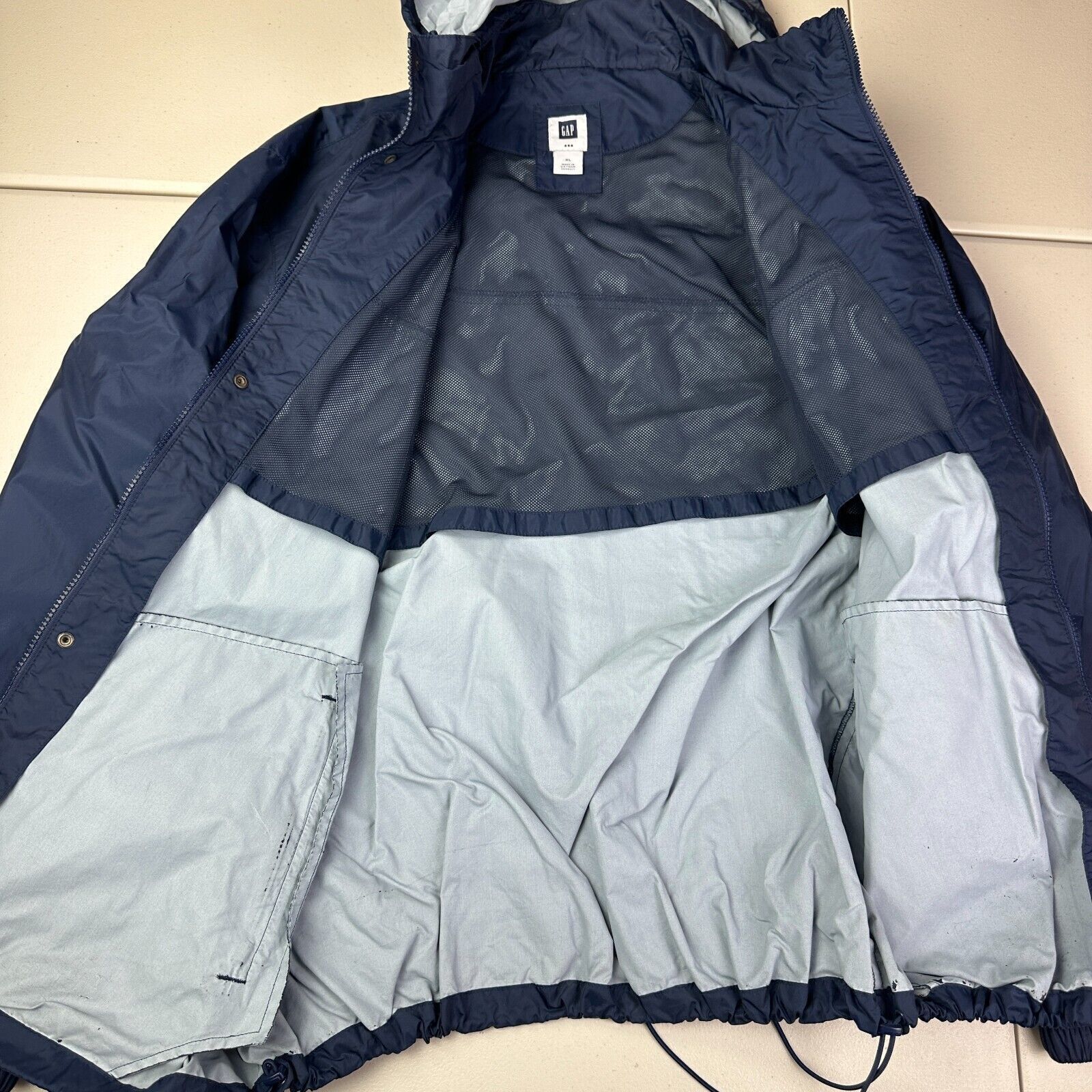 Gap Gap Full Zip Windbreaker Jacket Size XL Rain Jacket Size US XL / EU 56 / 4 - 7 Thumbnail