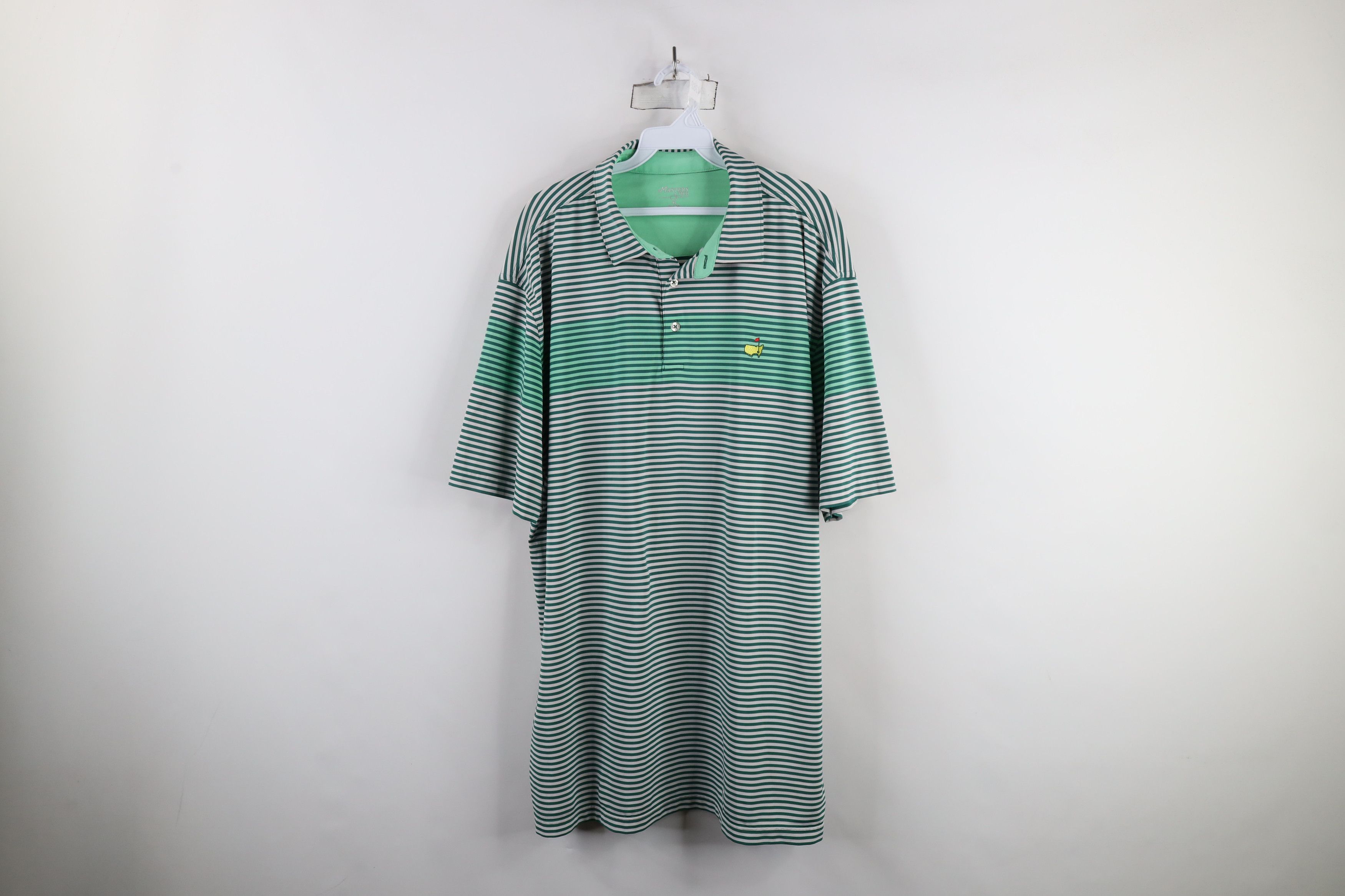 Vintage The Masters Tech Short Sleeve Collared Golf Polo Shirt Size US XL / EU 56 / 4 - 1 Thumbnail