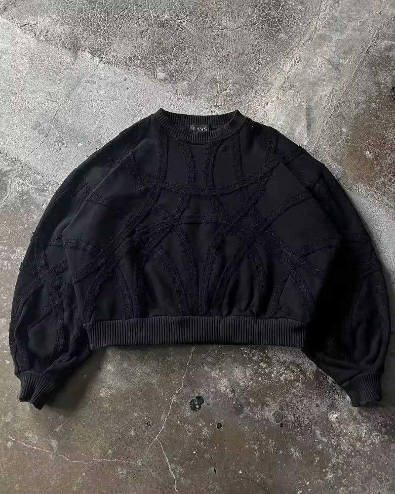 Japanese Brand × Vintage retro long-sleeve sweater. Size US XL / EU 56 / 4 - 5 Thumbnail