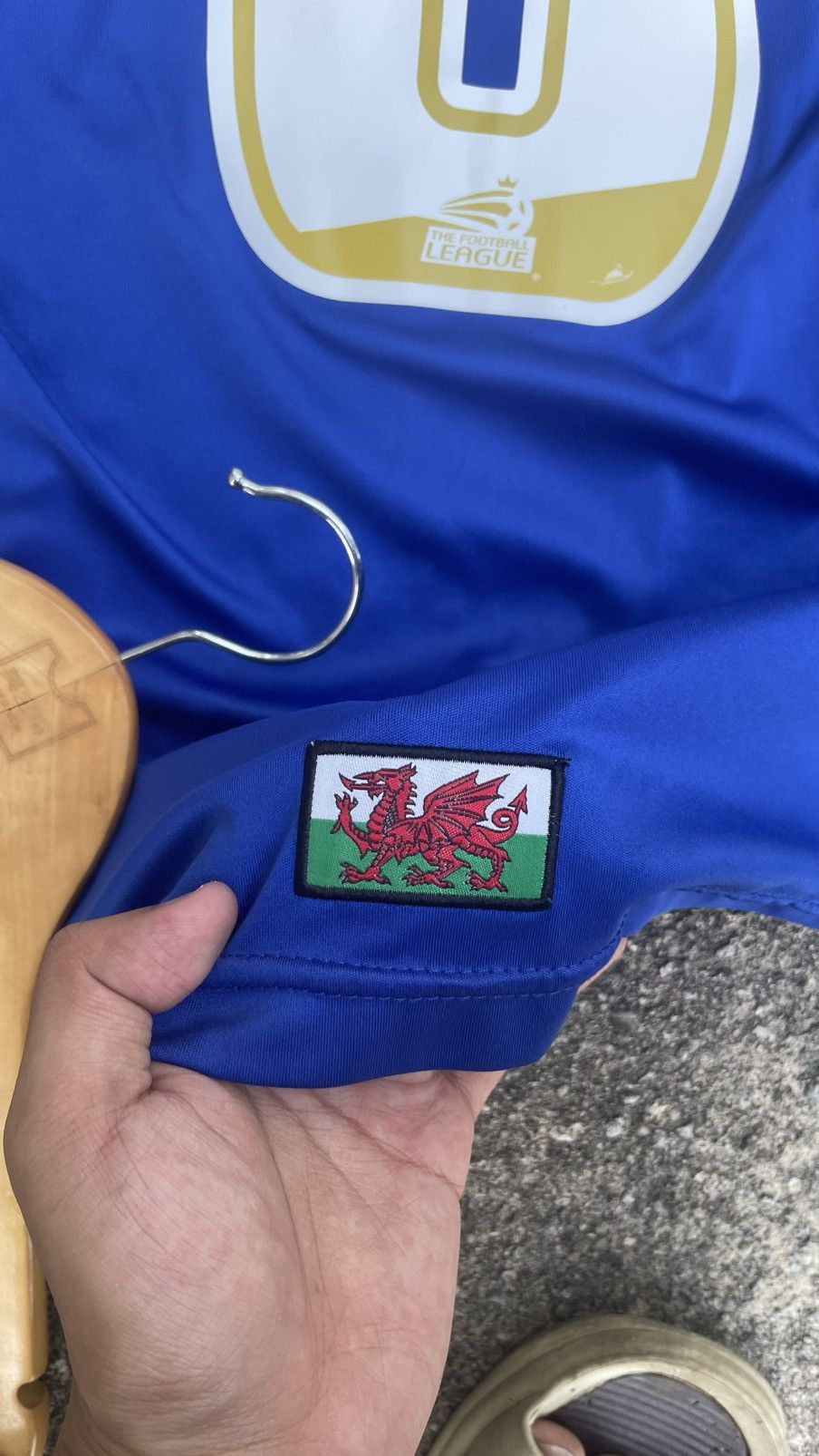 Joma Cardiff City 07/08 Home Jersey Fowler Size US XL / EU 56 / 4 - 9 Thumbnail