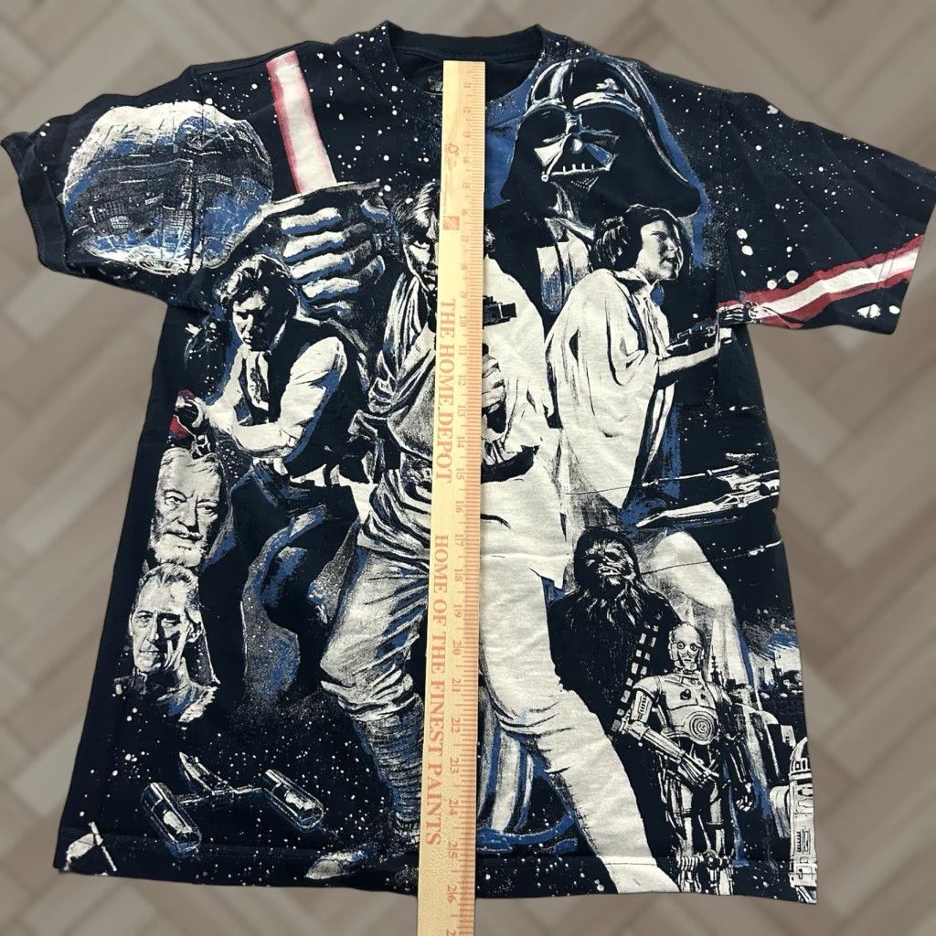 Star Wars Star Wars T-Shirt Mens Short Sleeve M Black Mad Engine AOP Shirt Size US M / EU 48-50 / 2 - 1 Thumbnail