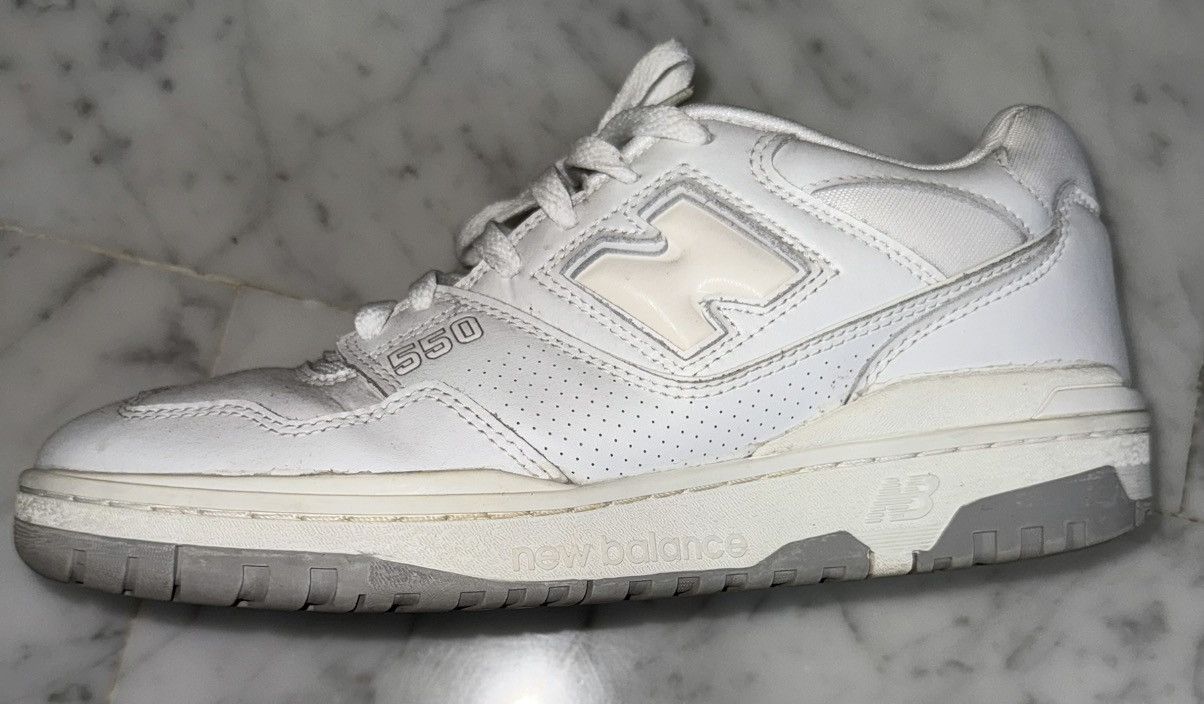 New Balance New Balance 550 White Grey Size US 12 / IT 42 - 2 Thumbnail