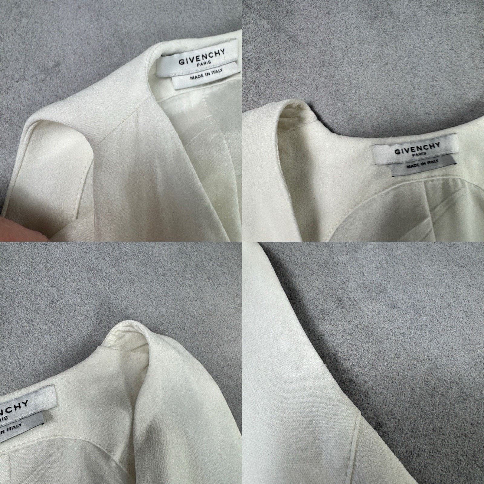 Givenchy Givenchy Women Jumpsuit White Overall Size 36 Viscose Size 26" / US 2 / IT 38 - 17 Thumbnail