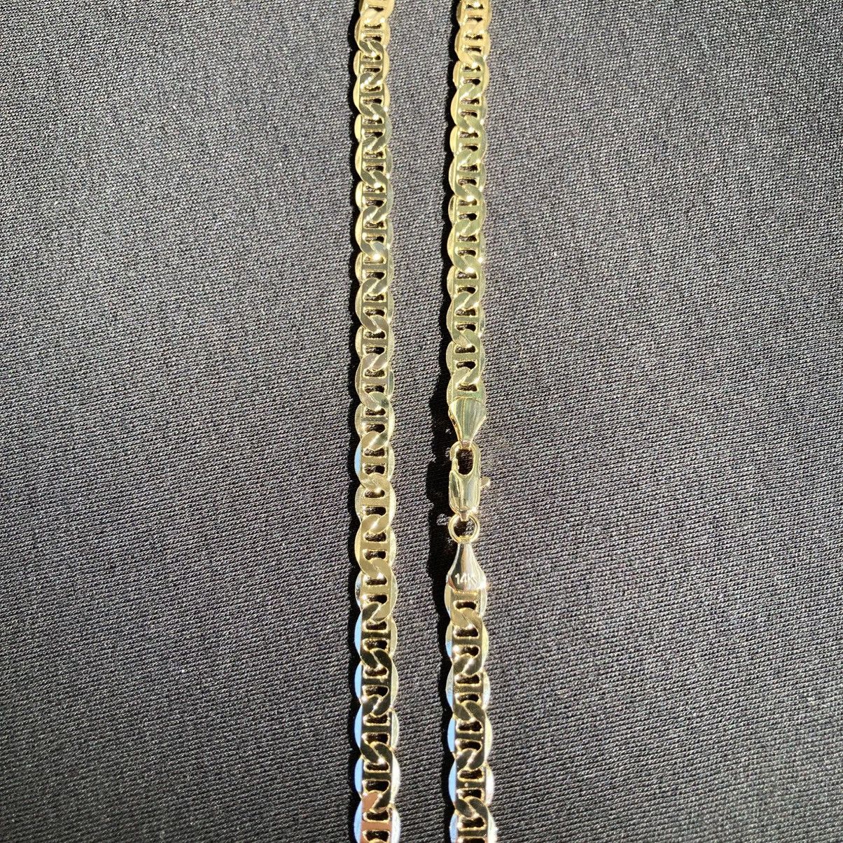 Jewelry Gold Chain Mariner Link 24in 6mm Necklace Size ONE SIZE - 3 Thumbnail