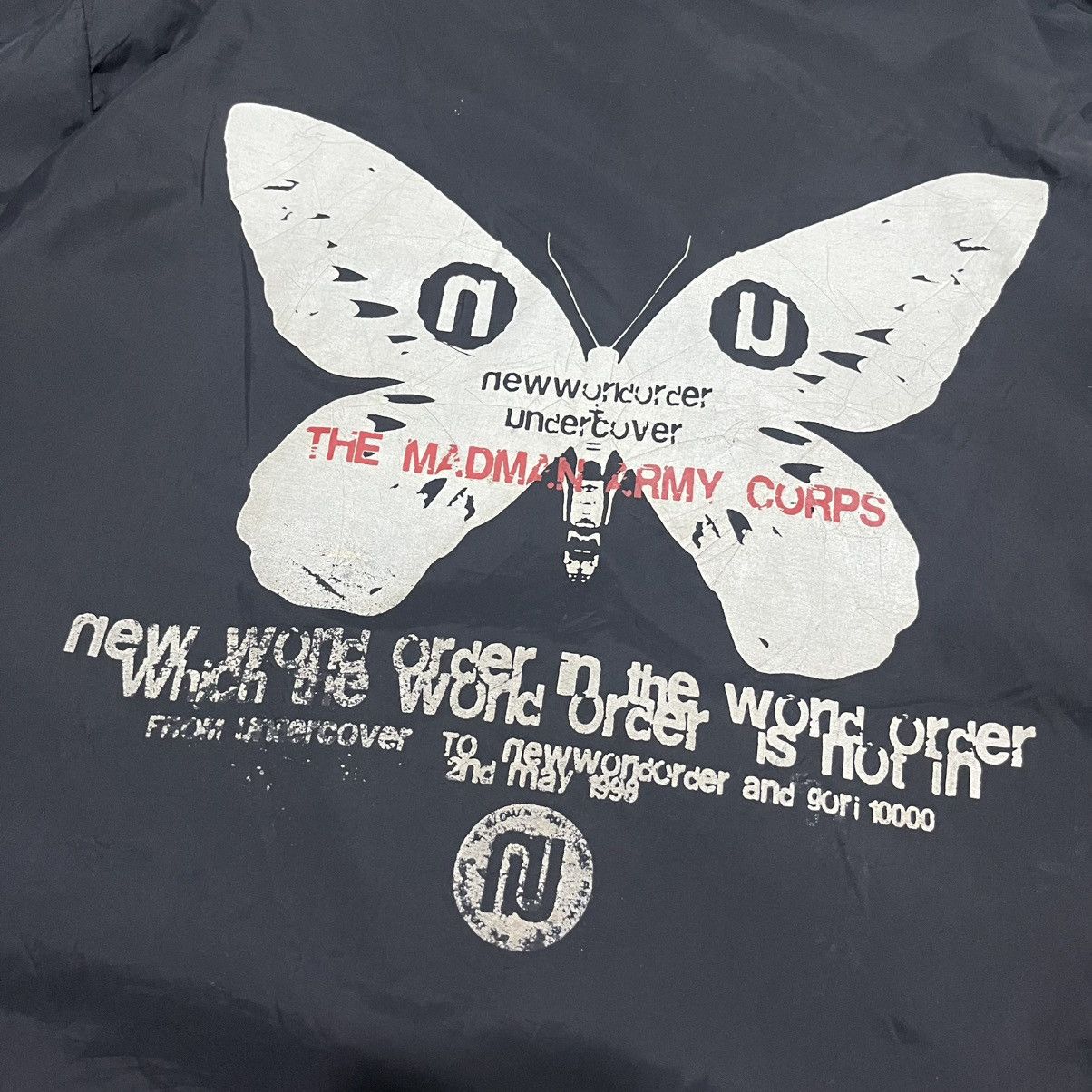Undercover SS98 UNDERCOVER JUN TAKAHASHI x NEW WORLD ORDER COACH JACKET Size US M / EU 48-50 / 2 - 3 Thumbnail