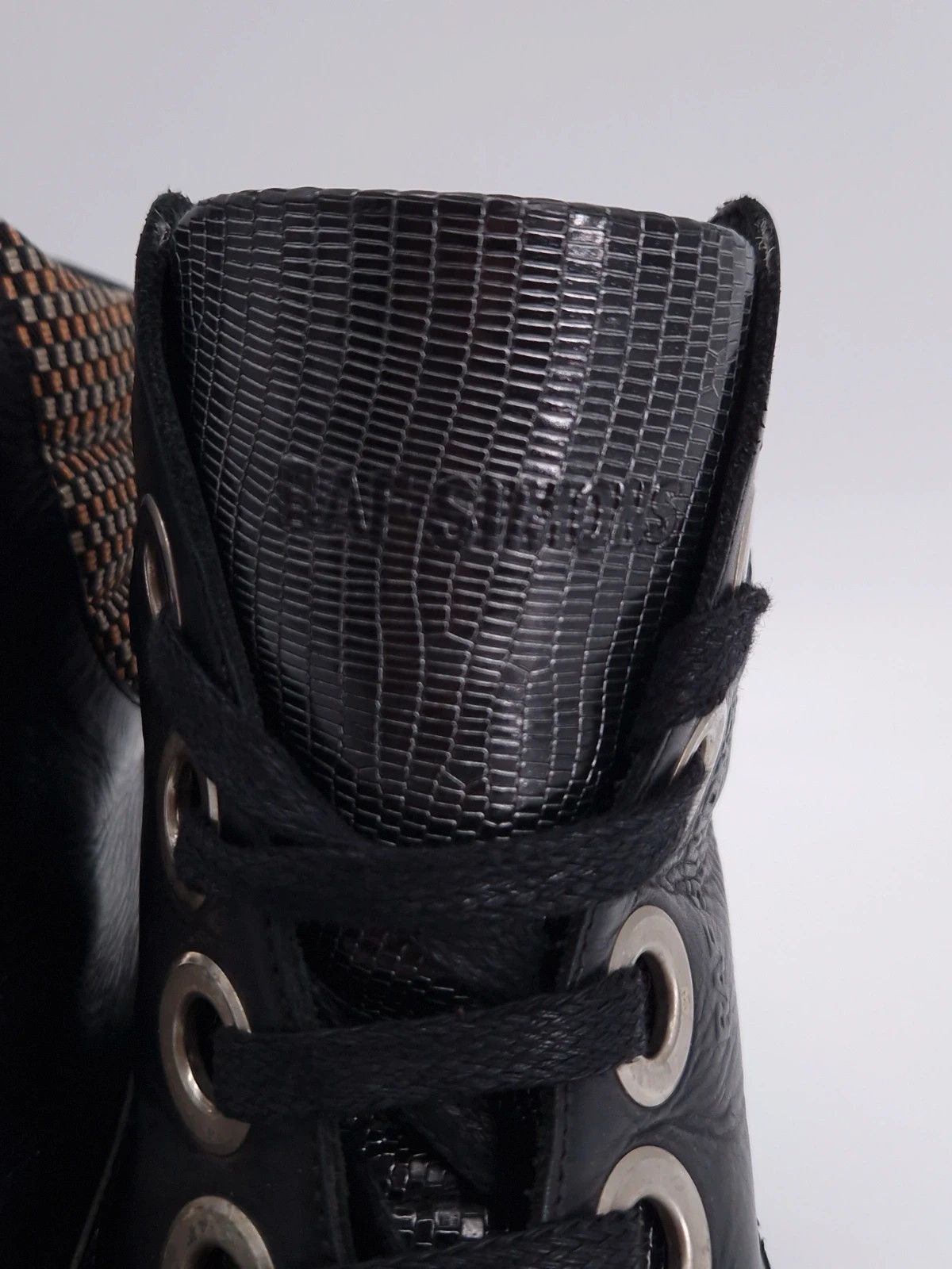 Raf Simons Raf Simons Archival Hi Top Leather Sneaker Size US 10 / EU 43 - 8 Thumbnail
