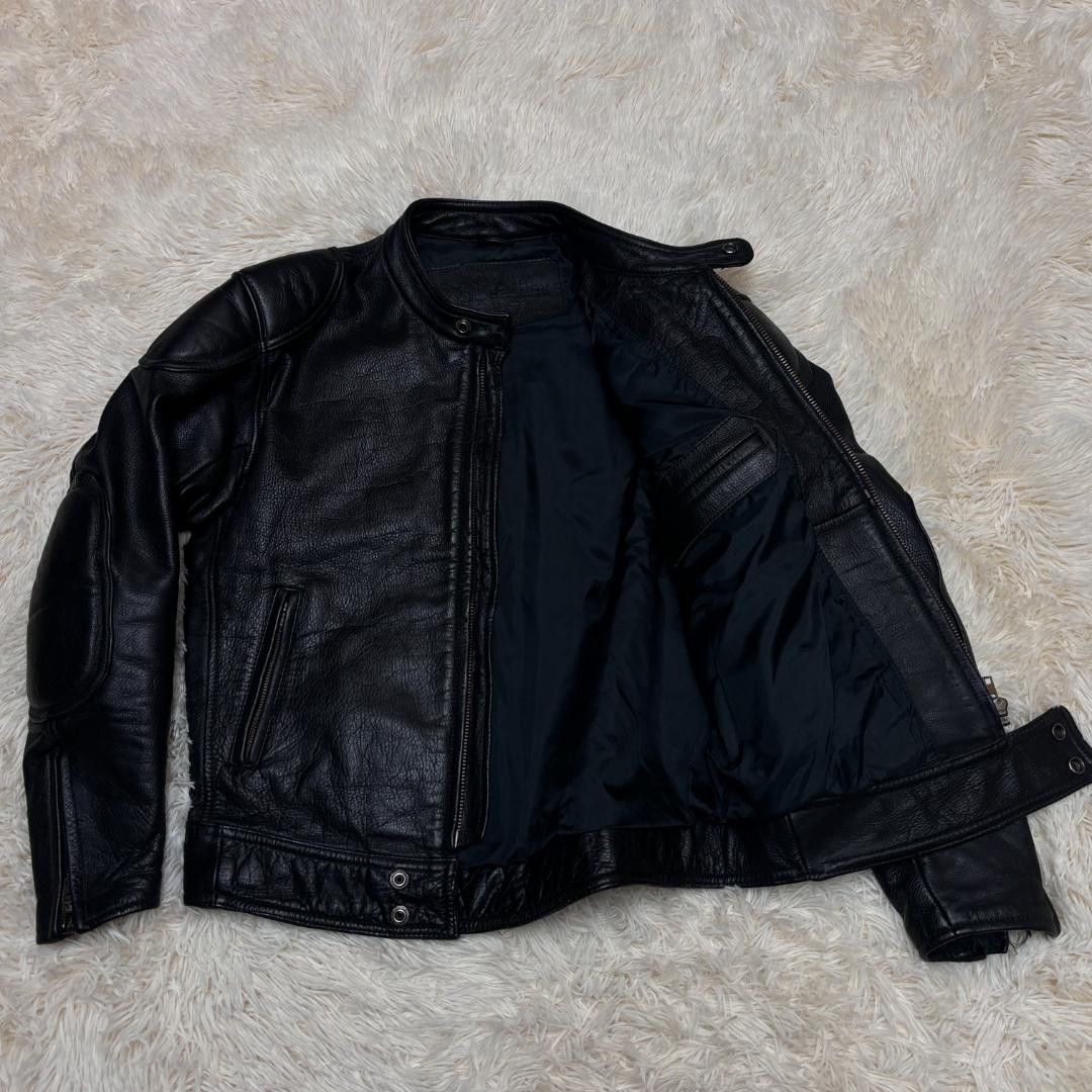 Kadoya KADOYA K's Leather Riders Jacket Black 3L Size US XXL / EU 58 / 5 - 3 Thumbnail