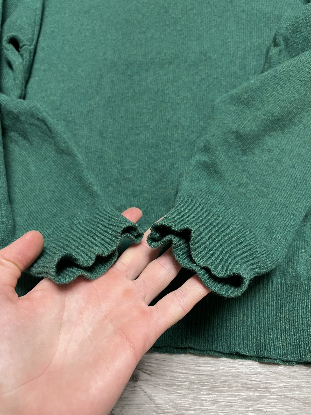 Polo Ralph Lauren Vintage Polo Ralph Lauren Green Wool Sweater Size US L / EU 52-54 / 3 - 17 Thumbnail