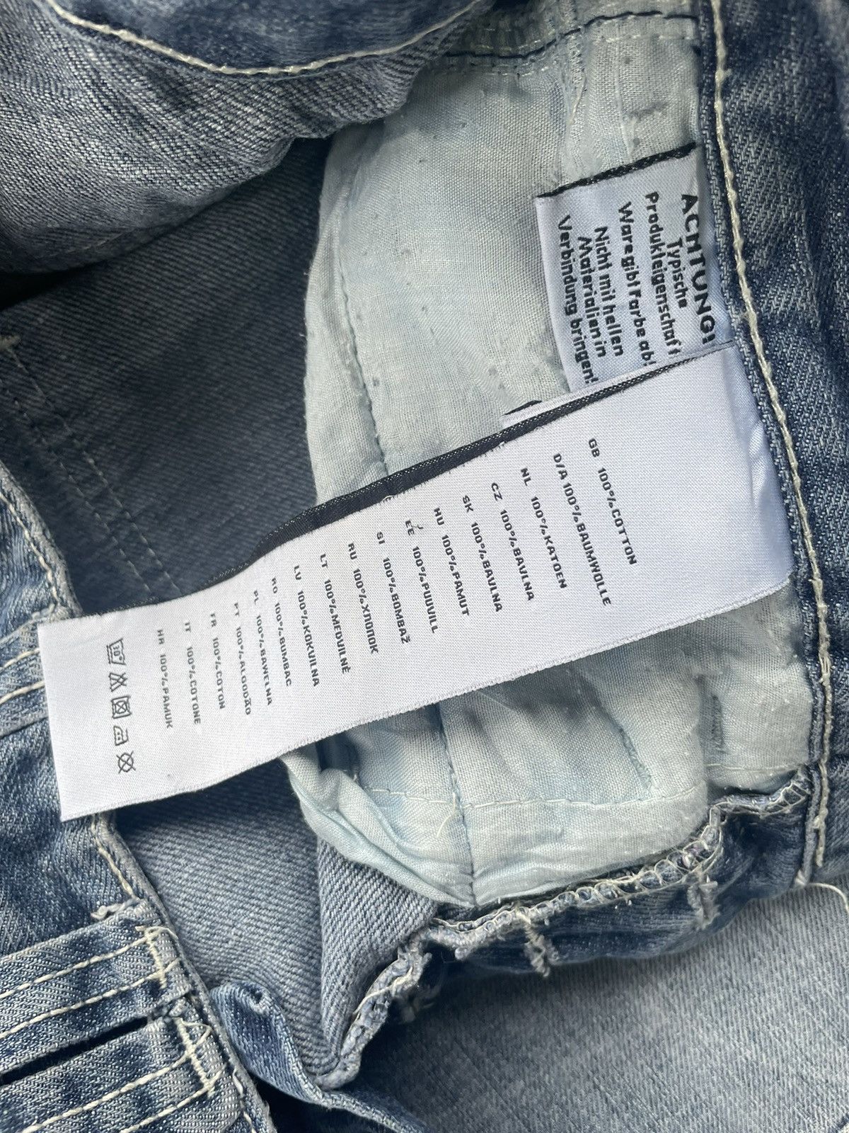 Japanese Brand Southern Denim Double Waist Denim Size US 31 - 18 Thumbnail