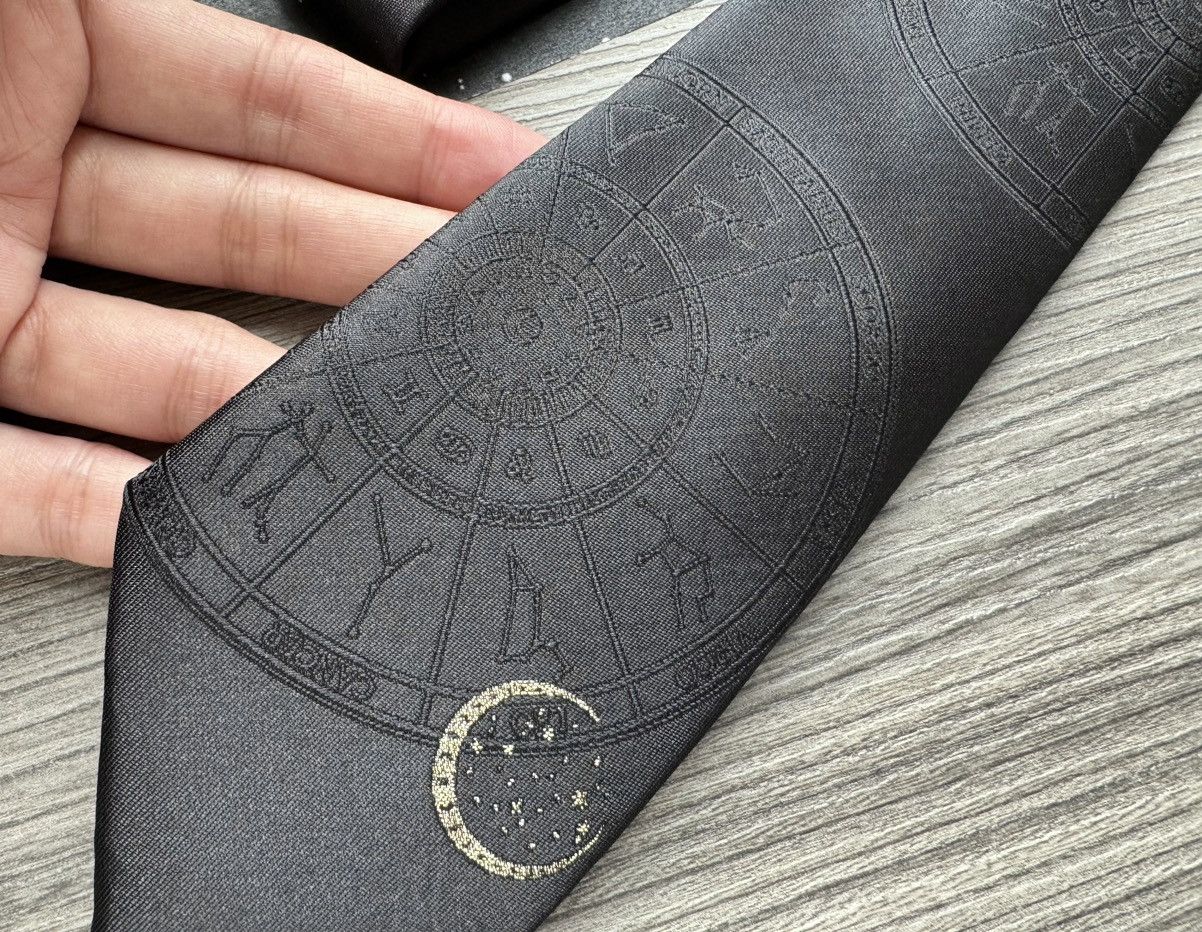 Japanese Brand × Vintage Avant garde 12 constellations embroidered neck tie Size ONE SIZE - 3 Thumbnail
