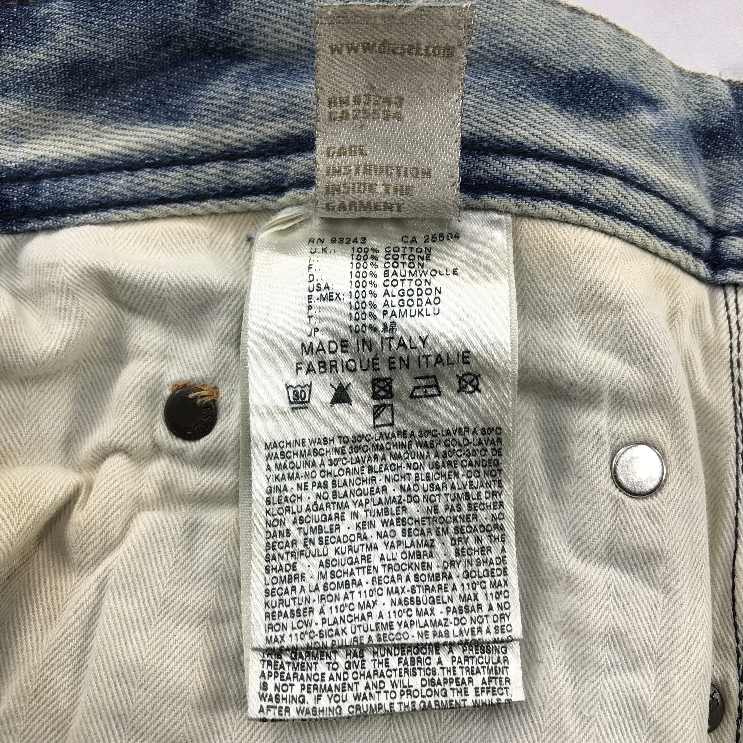 Diesel Diesel Safado Light Distress Denim Jeans KJ3458 Size US 32 / EU 48 - 20 Thumbnail