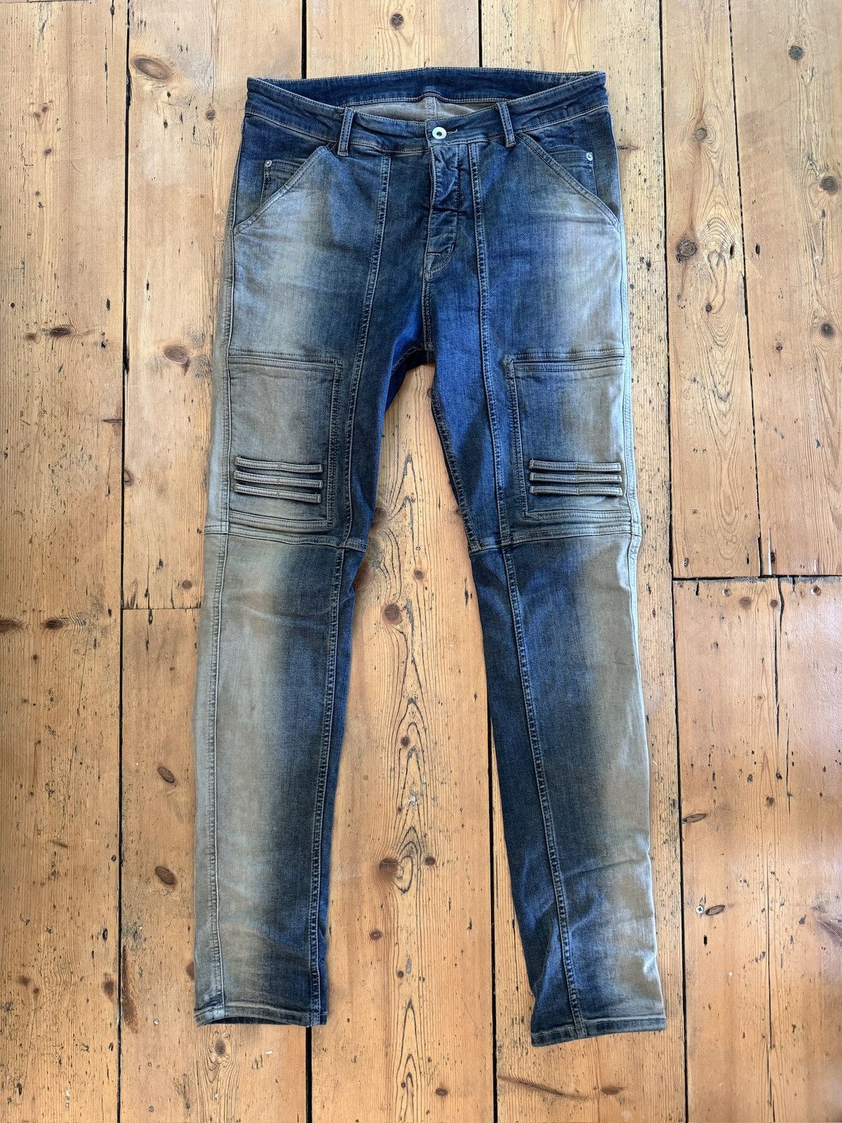 Rick Owens Drkshdw Easy Nagakin Degrade Joggers. Size US 34 / EU 50 - 1 Thumbnail