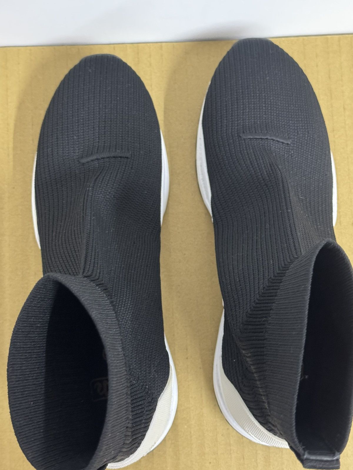 ASH ASH Black Knit Sock Sneakers – Chunky Sole Size US 8 / IT 38 - 8 Thumbnail