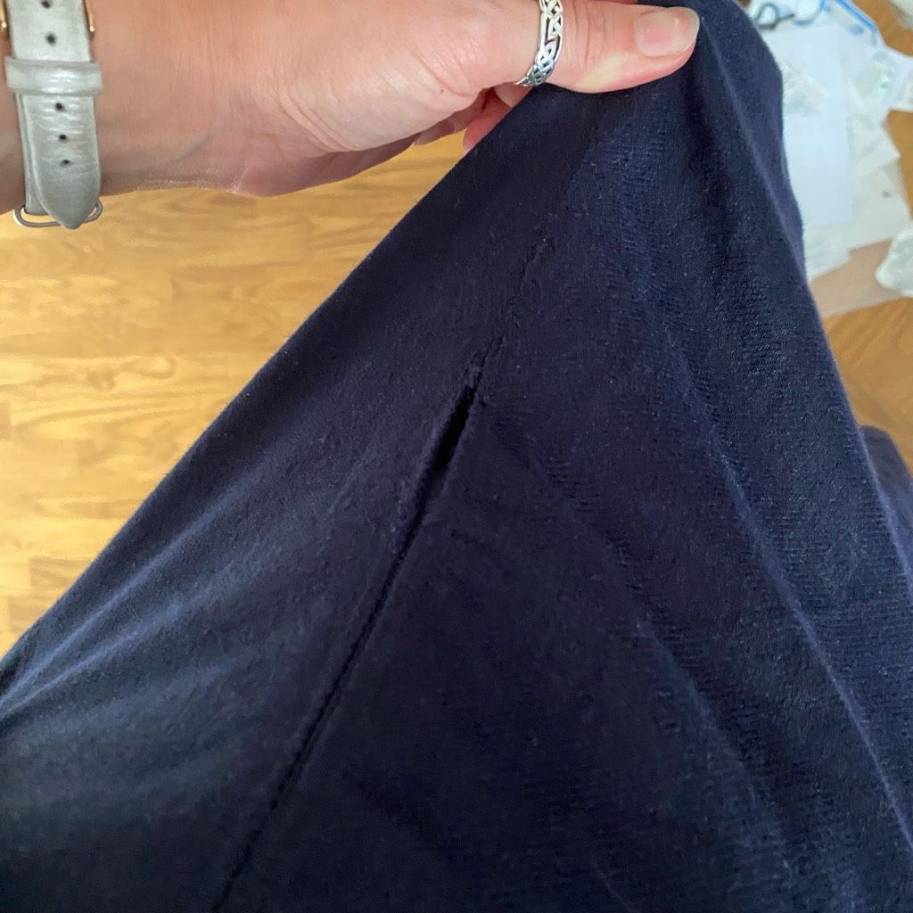 Other More & More NWT Navy Blue A-Line Skirt, Italian, Sz 12 Size 34" / US 12 / IT 48 - 8 Thumbnail