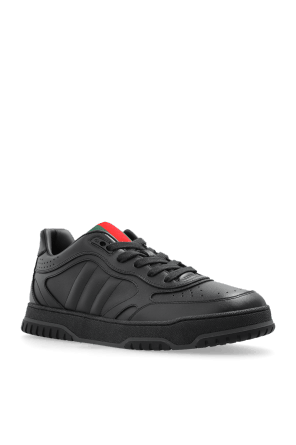 Gucci o1loc1c0426 786186 Men's Gucci Re-Web Sneakers in Black Size US 11.5 / EU 44-45 - 4 Thumbnail