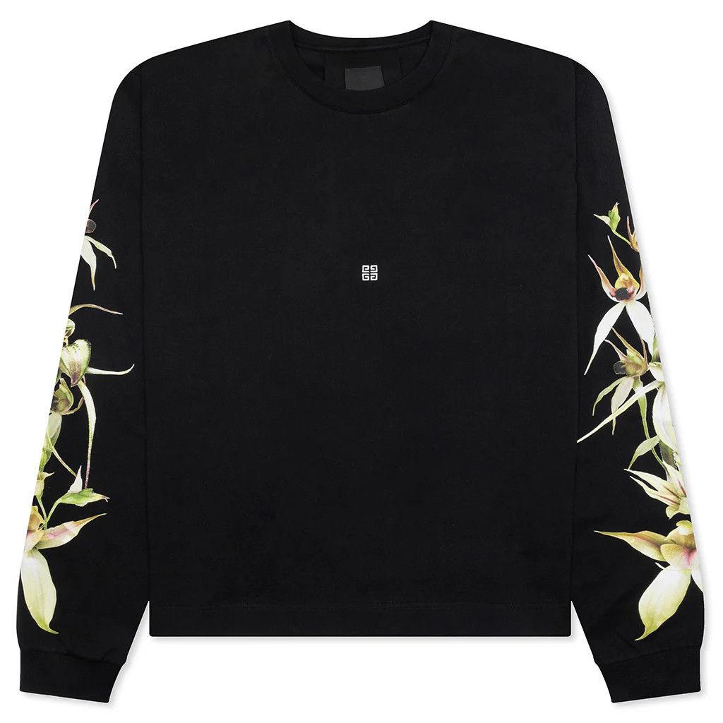 Givenchy os11x1224 Long Sleeve T-Shirt in Black Size US L / EU 52-54 / 3 - 1 Thumbnail