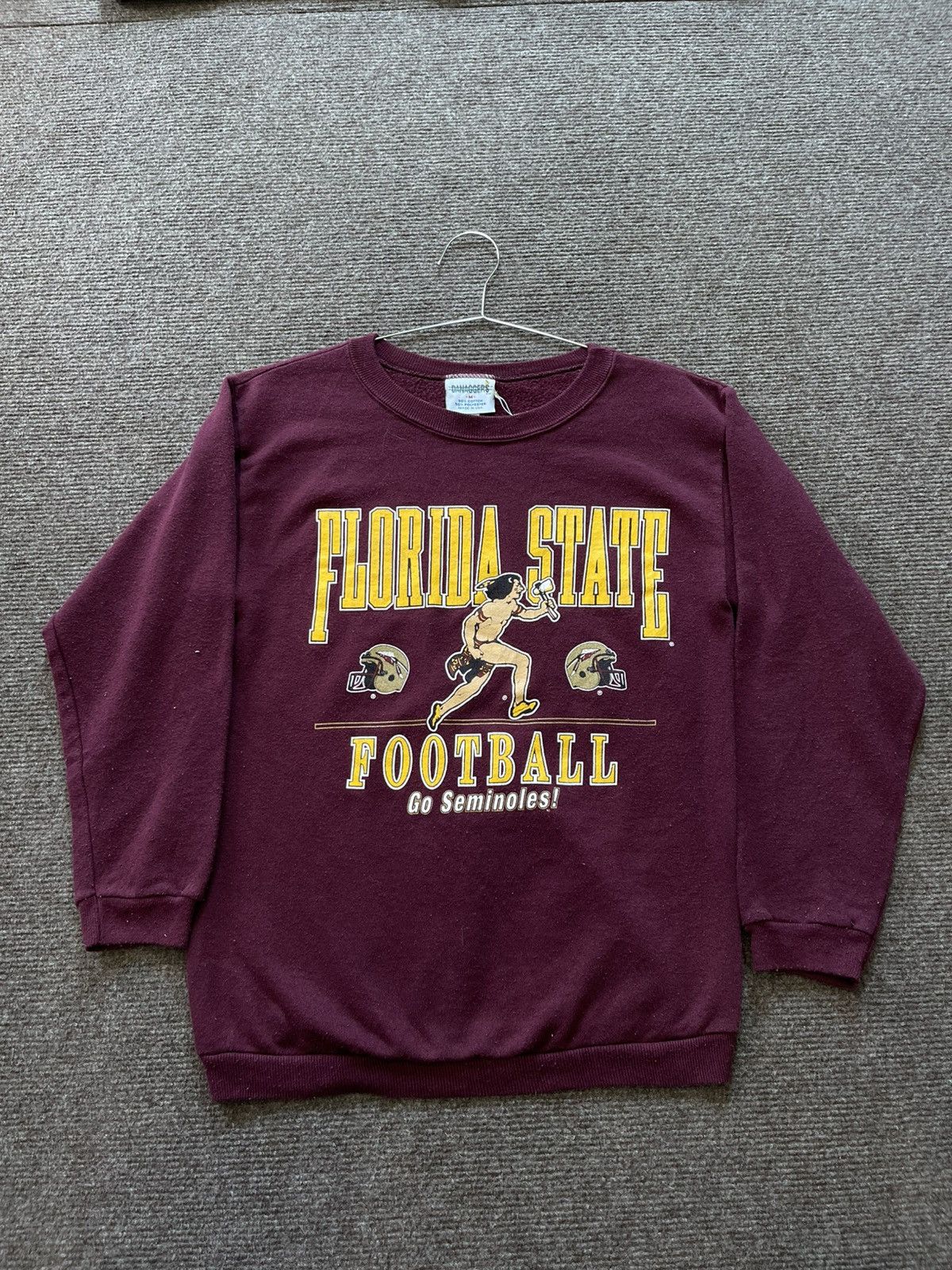 Vintage Vintage Sweater Florida State Football Mascot M. Size US M / EU 48-50 / 2 - 1 Thumbnail