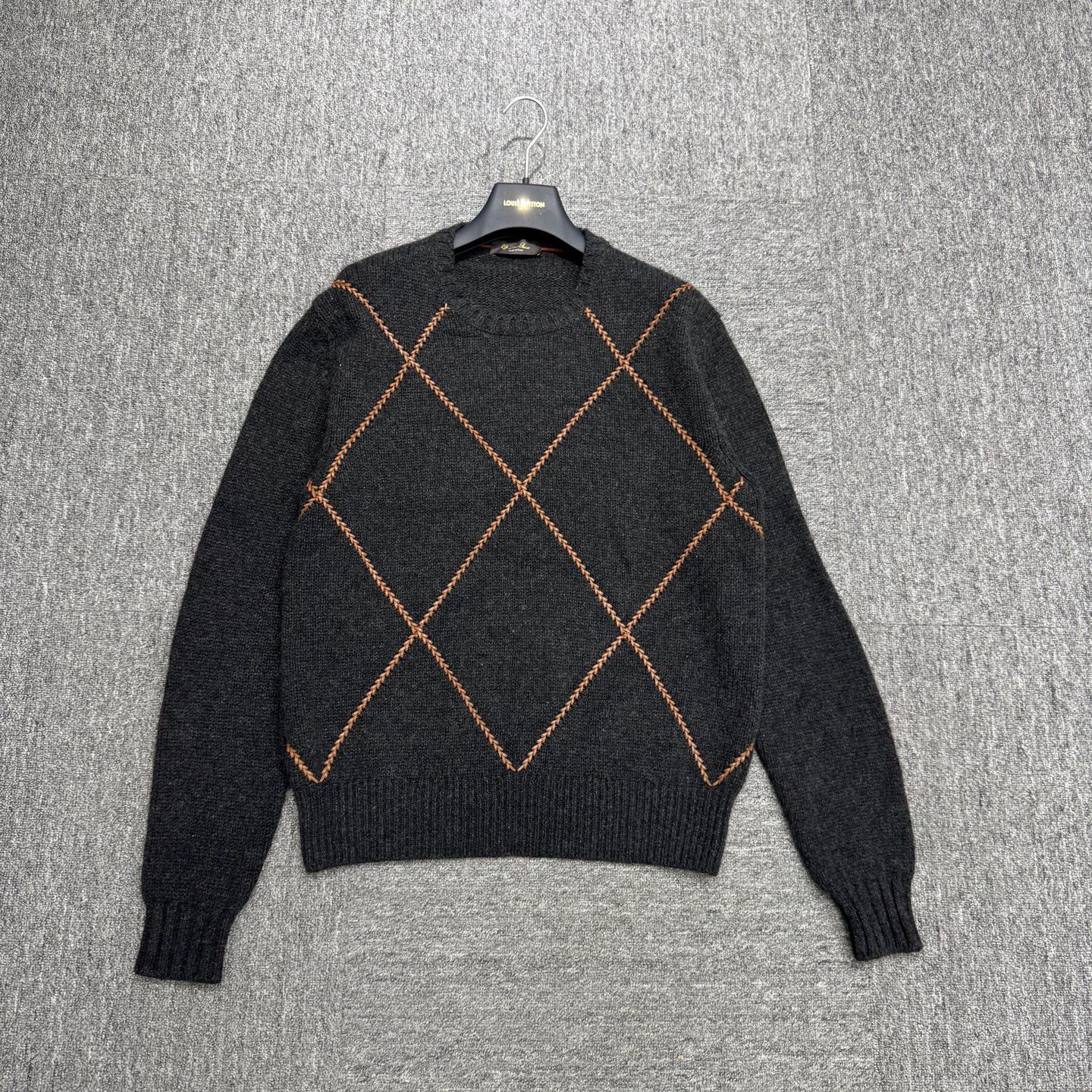 Loro Piana Loro Piana Leather & Cashmere Knit Sweater 48 Size US M / EU 48-50 / 2 - 1 Thumbnail