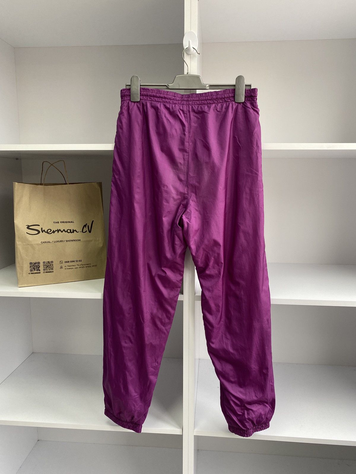 Adidas × Vintage Vintage Adidas Nylon Drill Track Pants 90S Size US 32 / EU 48 - 8 Thumbnail