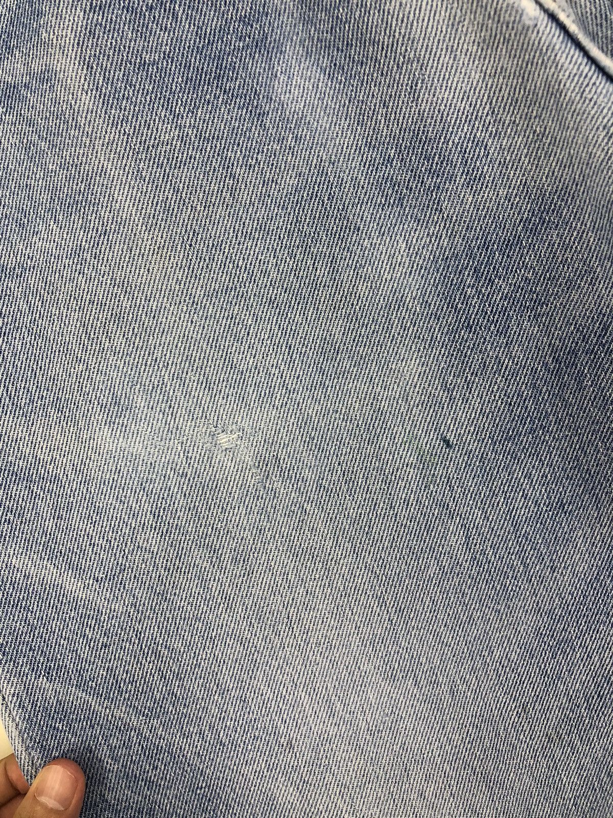 L.L. Bean Vintage L.L. Bean Lined Distressed Faded Blue Jeans Size US 31 - 11 Thumbnail