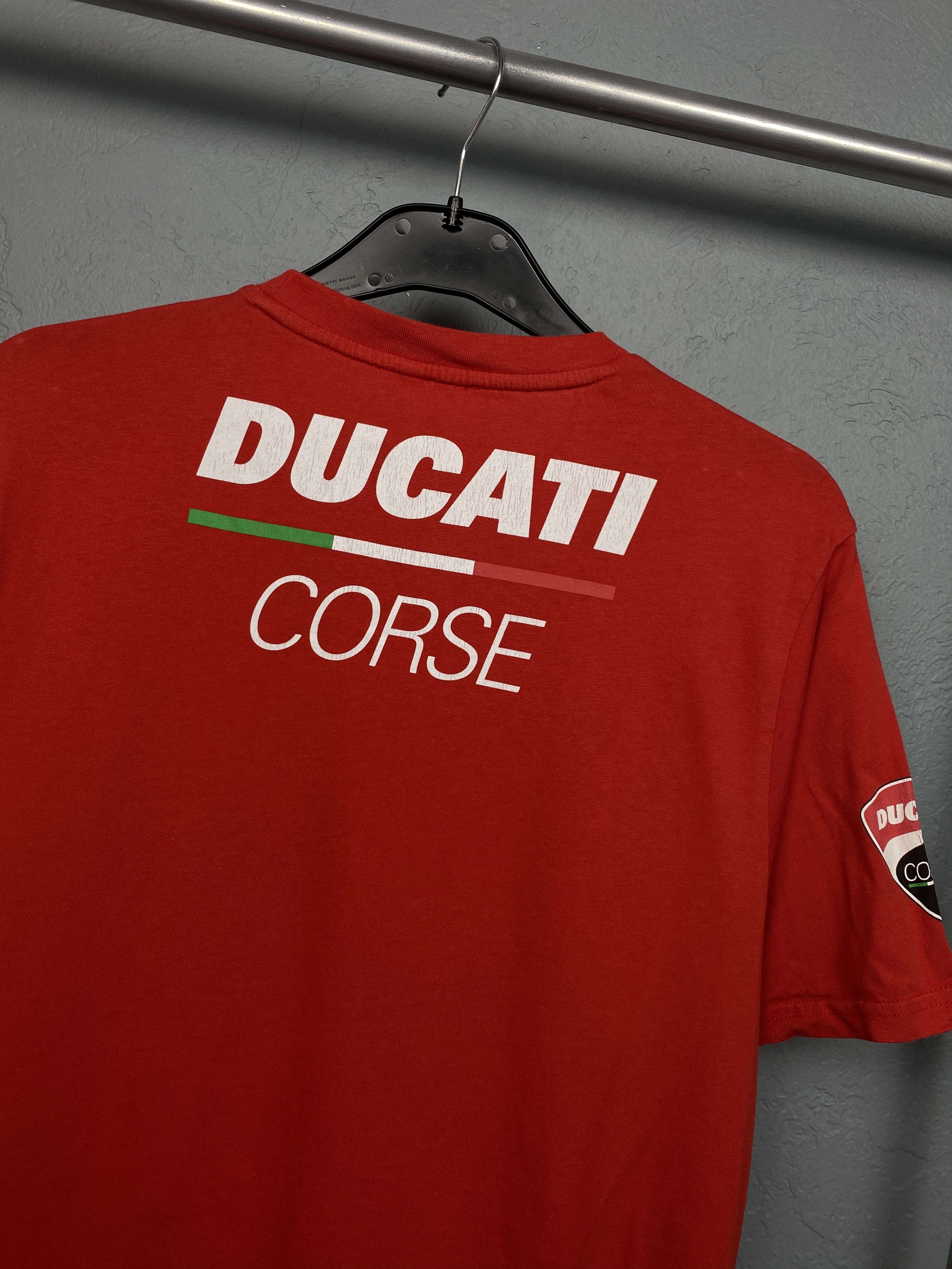 Ducati Ducati Corse Racing Team Vintage Mens Crew Neck T-Shirt Size US L / EU 52-54 / 3 - 10 Thumbnail