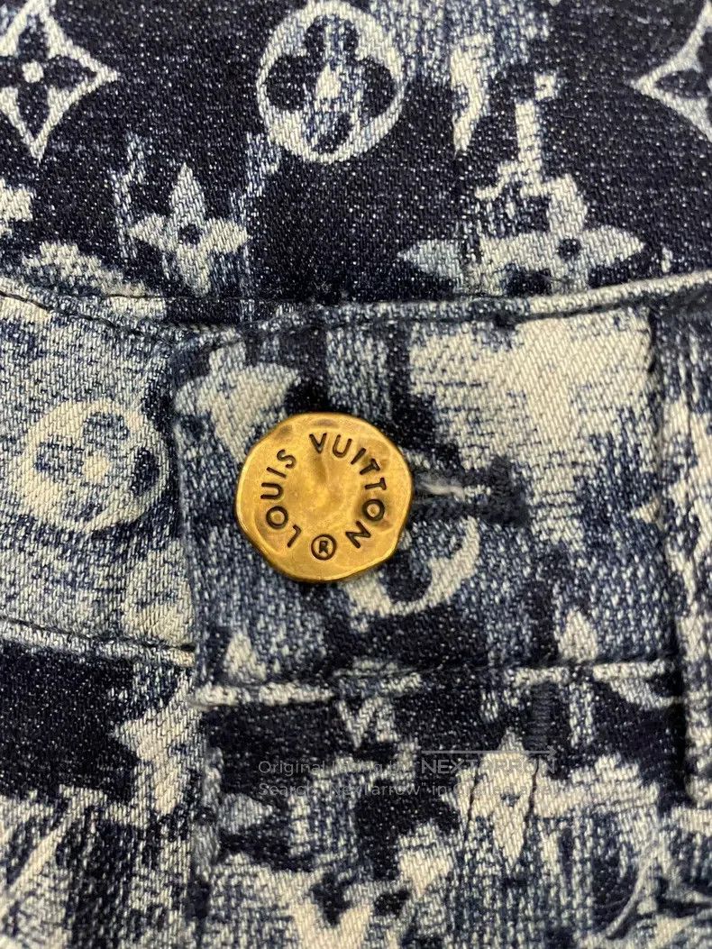 Louis Vuitton Louis Vuitton Tapestry pattern full of logo jeans Size US 30 / EU 46 - 3 Thumbnail