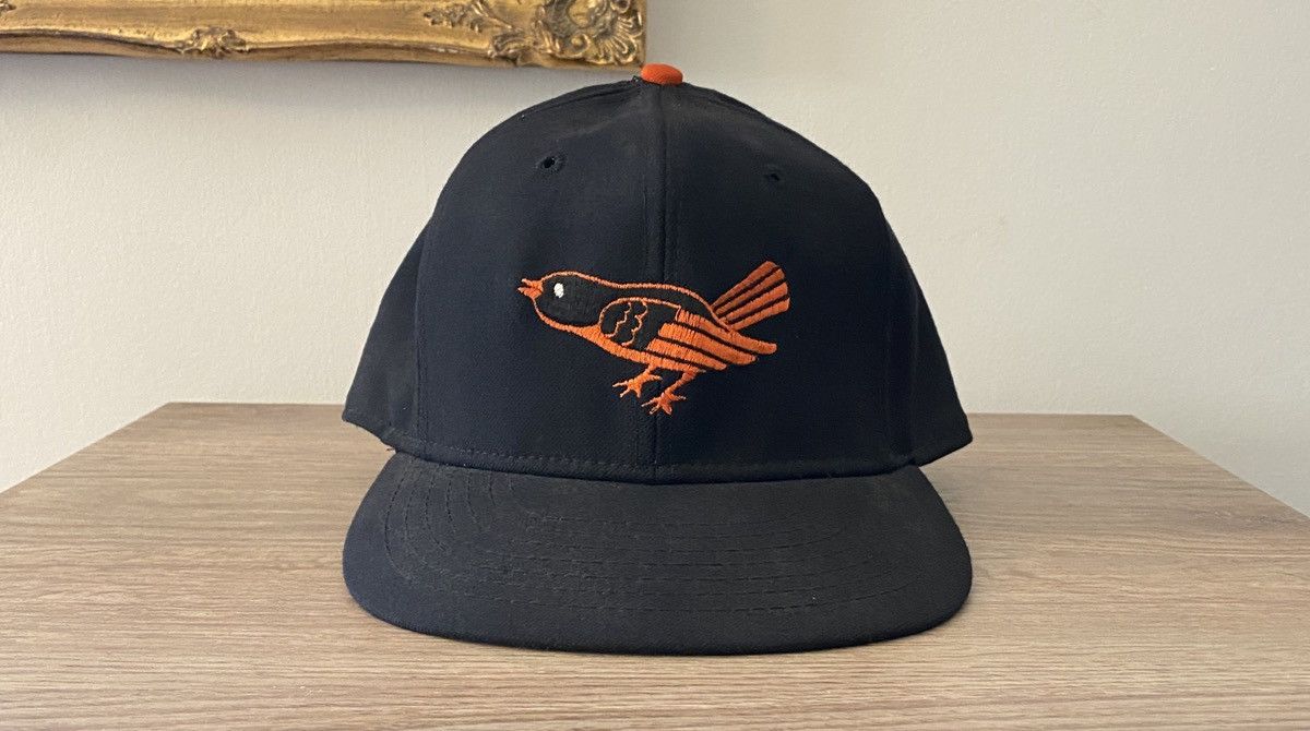 MLB Vintage 80’s Baltimore Orioles Roman Pro Fitted Hat 7 1/2 Size ONE SIZE - 1 Thumbnail