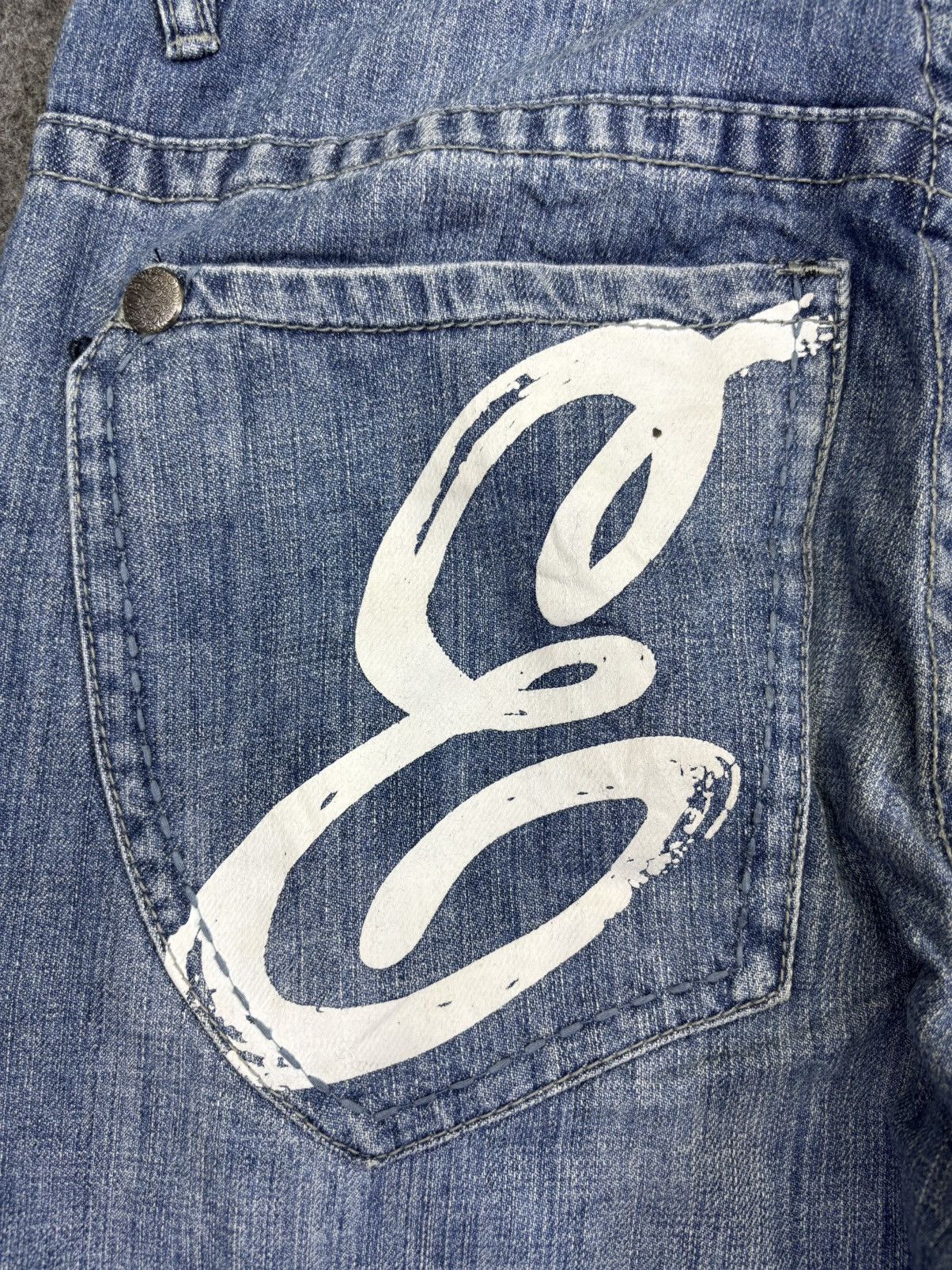 Ecko Unltd. 💥Baggy💥Ecko Spell Out Rapper Denim F834 Size US 33 - 15 Thumbnail