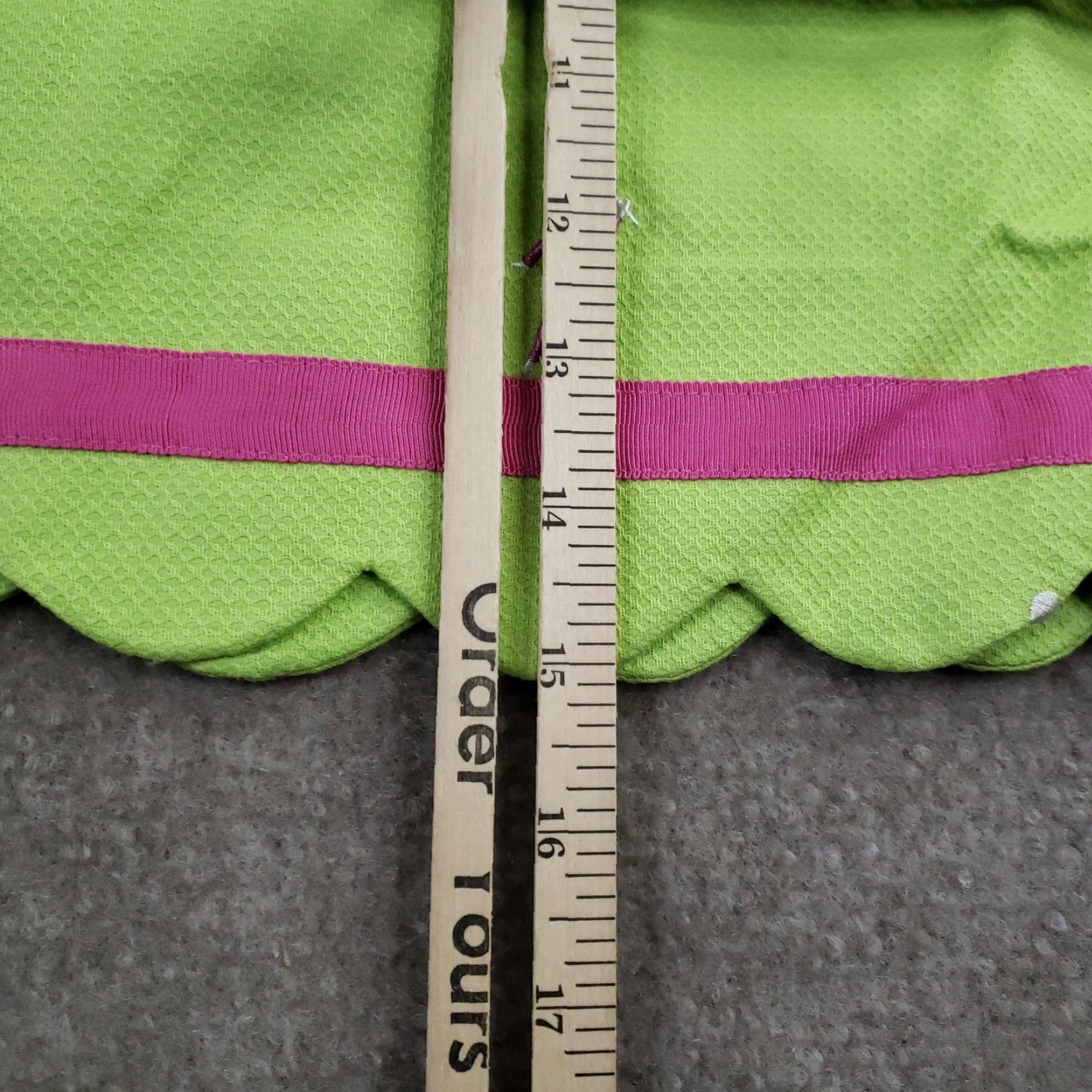 Lilly Pulitzer Vtg Lilly Pulitzer Skort Womens 2 Green Tennis Embroidered Scallop Stretch Golf Size 26" / US 2 / IT 38 - 5 Thumbnail