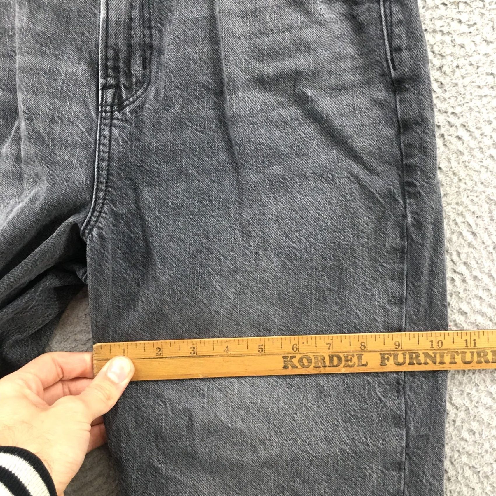 American Eagle Outfitters American Eagle Outfitters Jeans Womens 8 Black Zip Fly Regular 5-Pocket | Inseam 27.5in Size 30" / US 8 / IT 44 - 7 Thumbnail