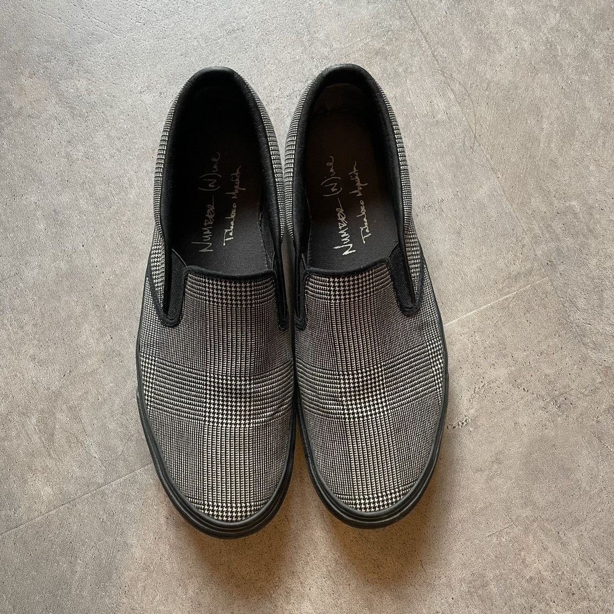 Number (N)ine Number (N)ine Plaid Slip Ons Size US 9 / EU 42 - 2 Thumbnail