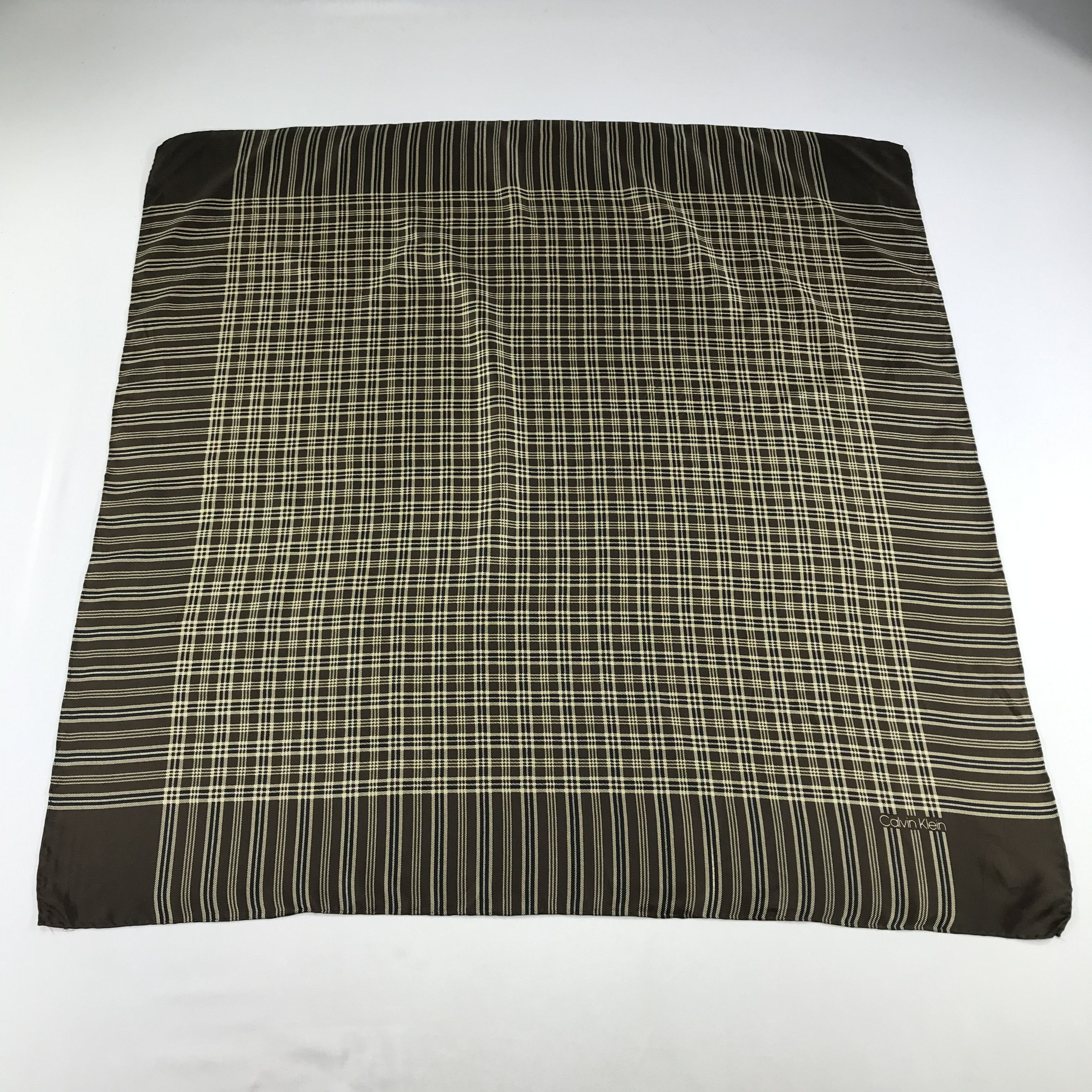 Calvin Klein Vintage Calvin Klein Silk Scarf M190 Size ONE SIZE - 2 Thumbnail