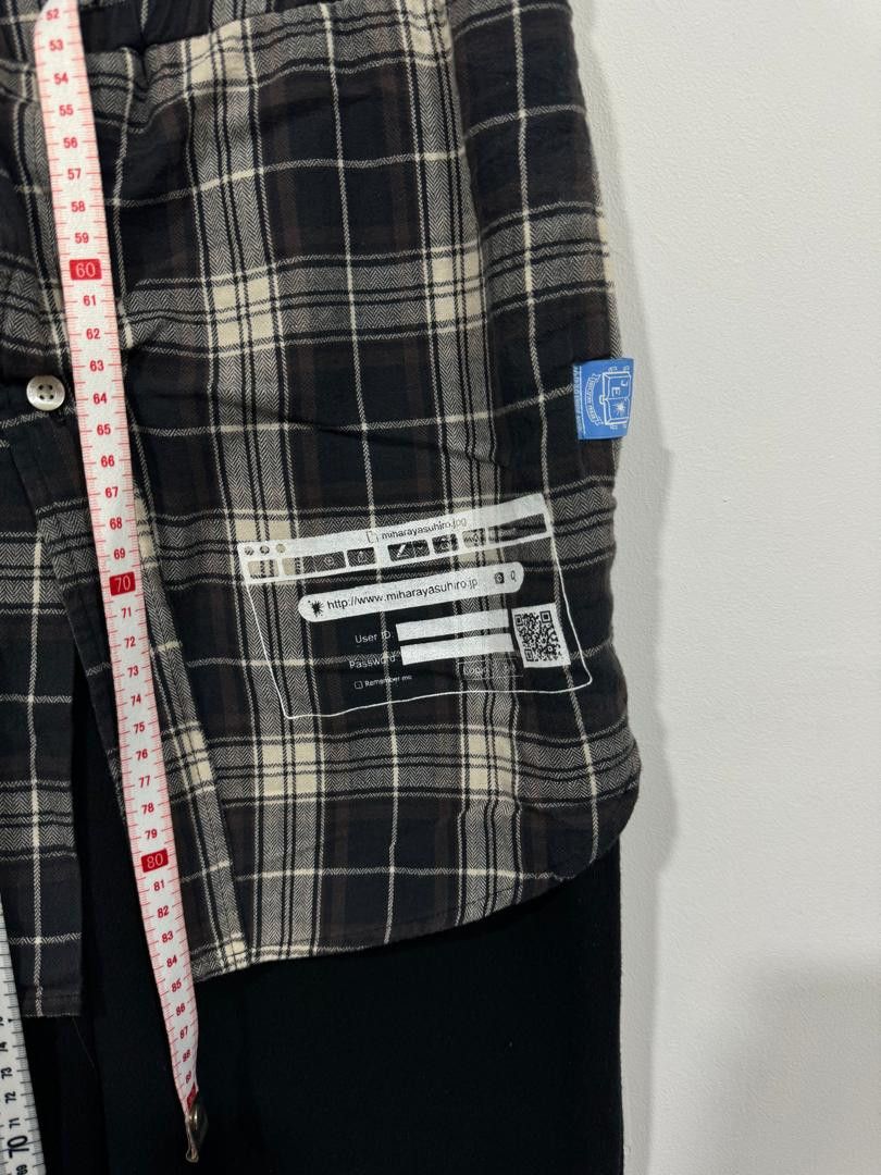 Maison MIHARA YASUHIRO Maison MIHARA YASUHIRO Flannel Shirt Sweatpants Size US 32 / EU 48 - 3 Thumbnail