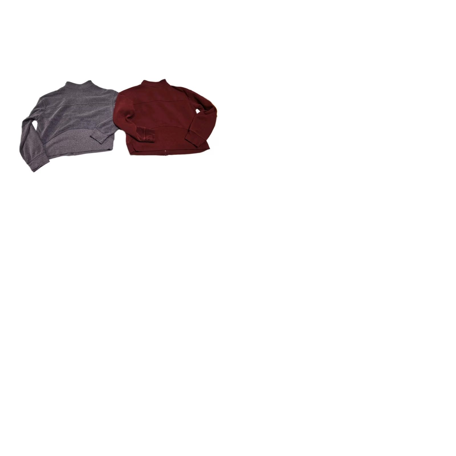 Vintage Freely Women’s Medium Zip Up Jacket Athleisure Burgundy & Gray Set of 2 Jacket Womens M Burgundy & Gray Zip Up Size M / US 6-8 / IT 42-44 - 9 Thumbnail