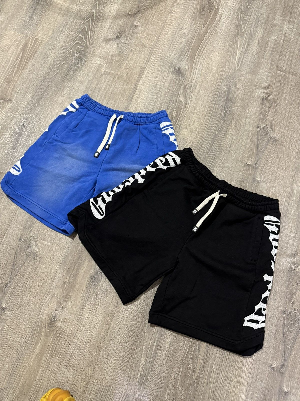 Godspeed Courtside Shorts Black Wash White Size Large