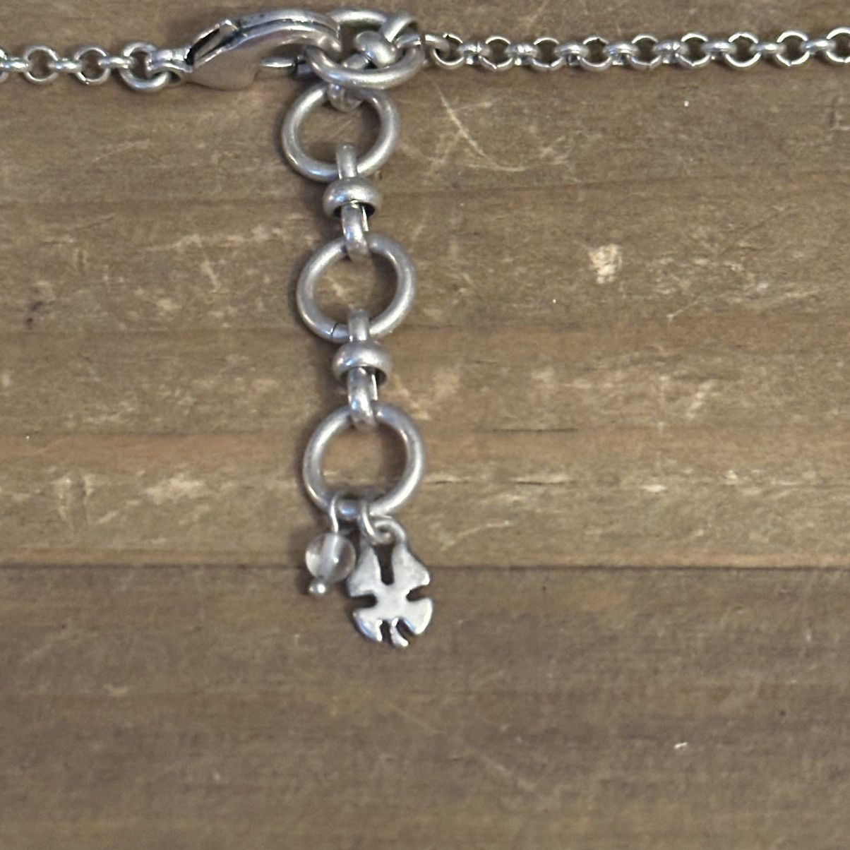 Lucky Brand Lucky Brand silver tone beaded dangle necklace Size ONE SIZE - 4 Thumbnail