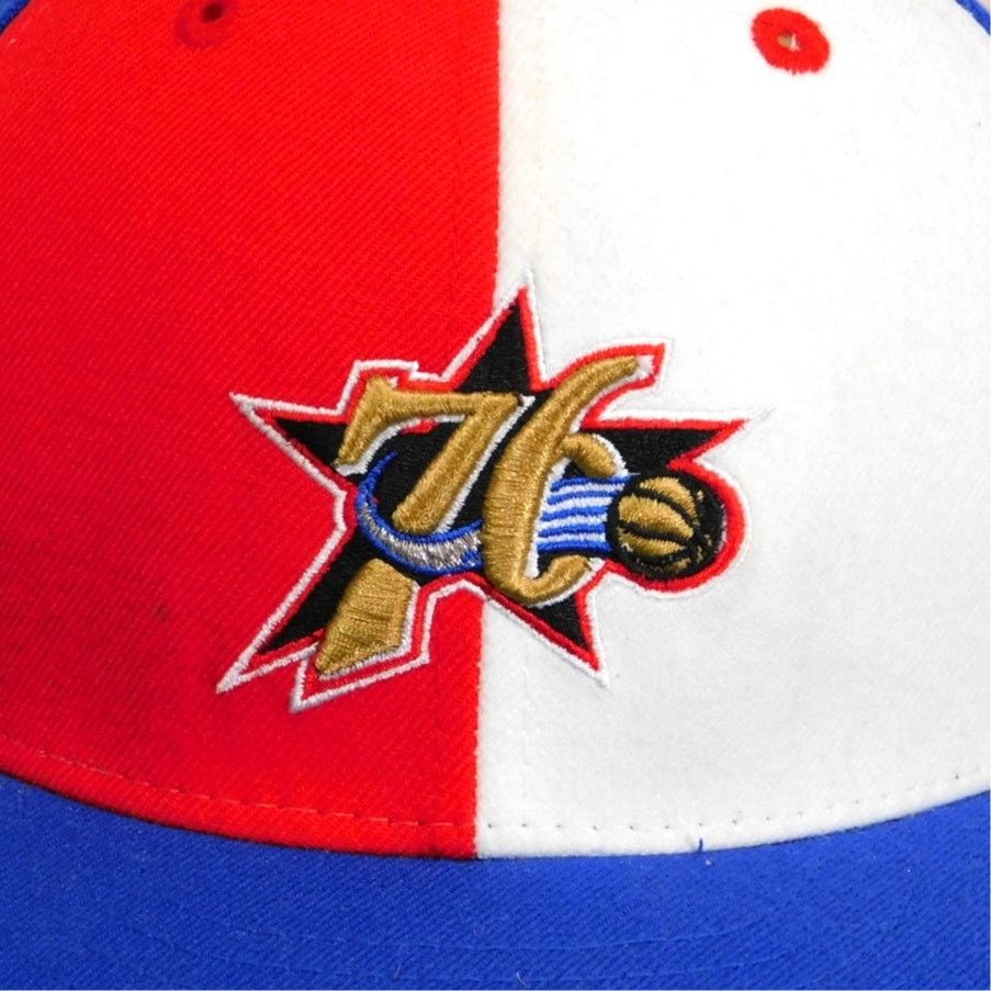 Reebok Y2K Philadelphia 76ers Fitted Hat Size 7 3/8 Old Logo Reebok Size ONE SIZE - 2 Thumbnail