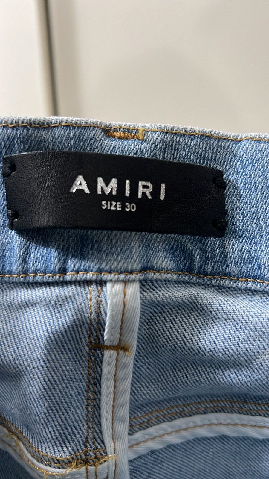 Amiri Amiri MX1 Camo jeans light indigo denim Size US 30 / EU 46 - 4 Thumbnail