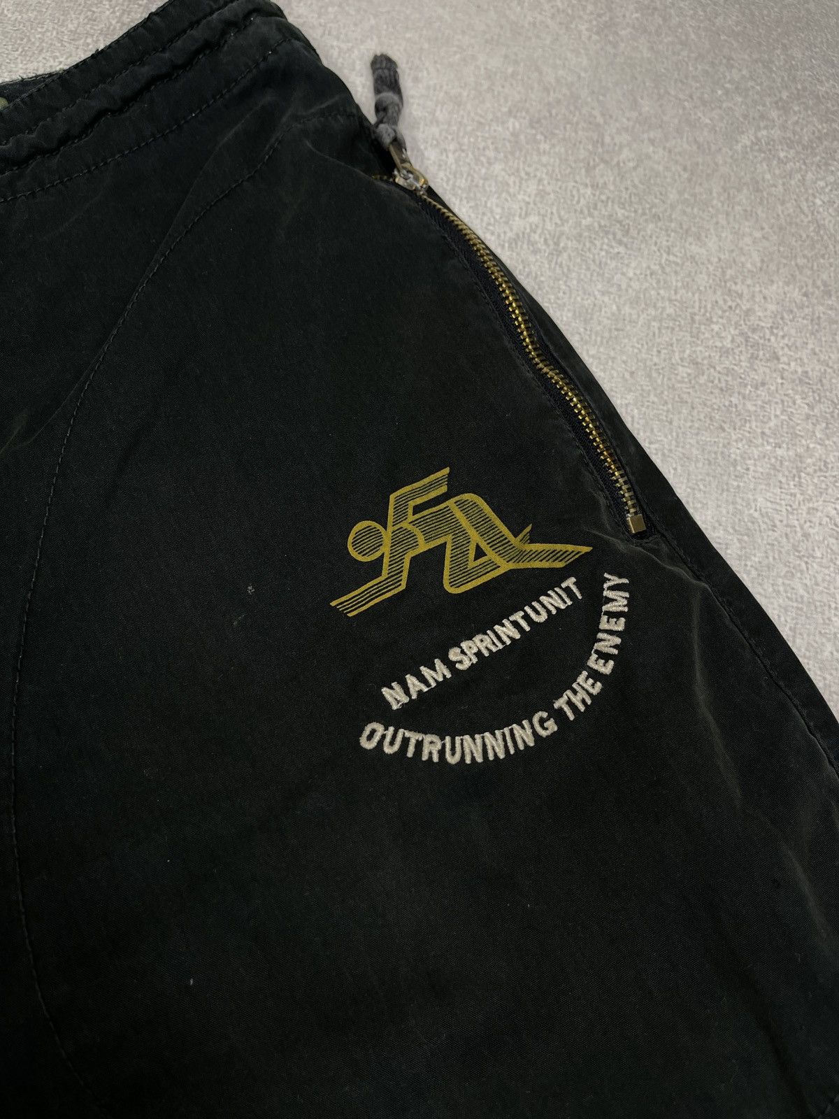 Ringspun Vintage Ringspun Nylon Military Pants Black Japanese Style Size US 33 - 9 Thumbnail
