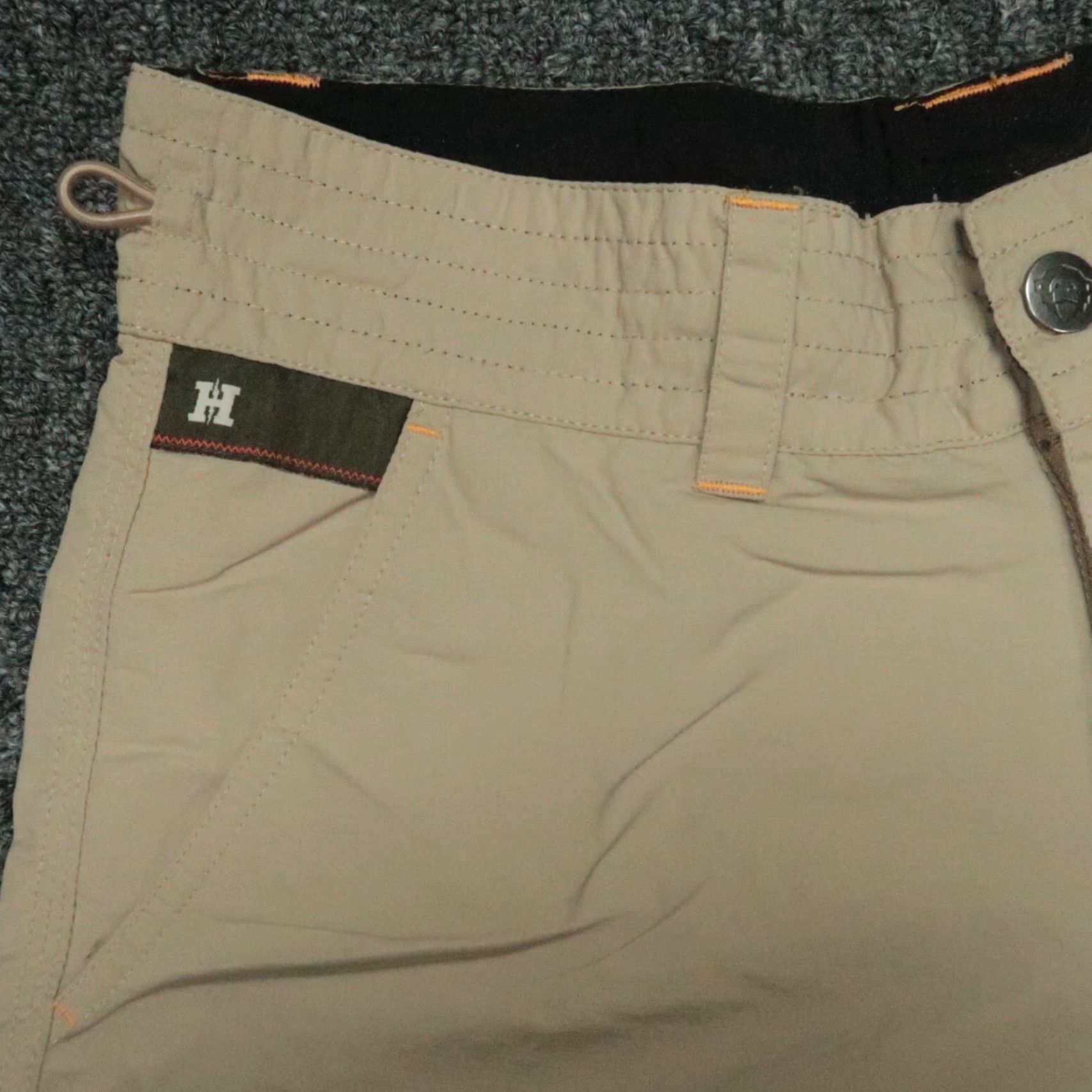 Howler Brothers Howler Bros Shorts Men 30 Khaki Tan Horizon Hybrid 2.0 Nylon Ripstop Zip Pocket Size US 30 / EU 46 - 4 Thumbnail