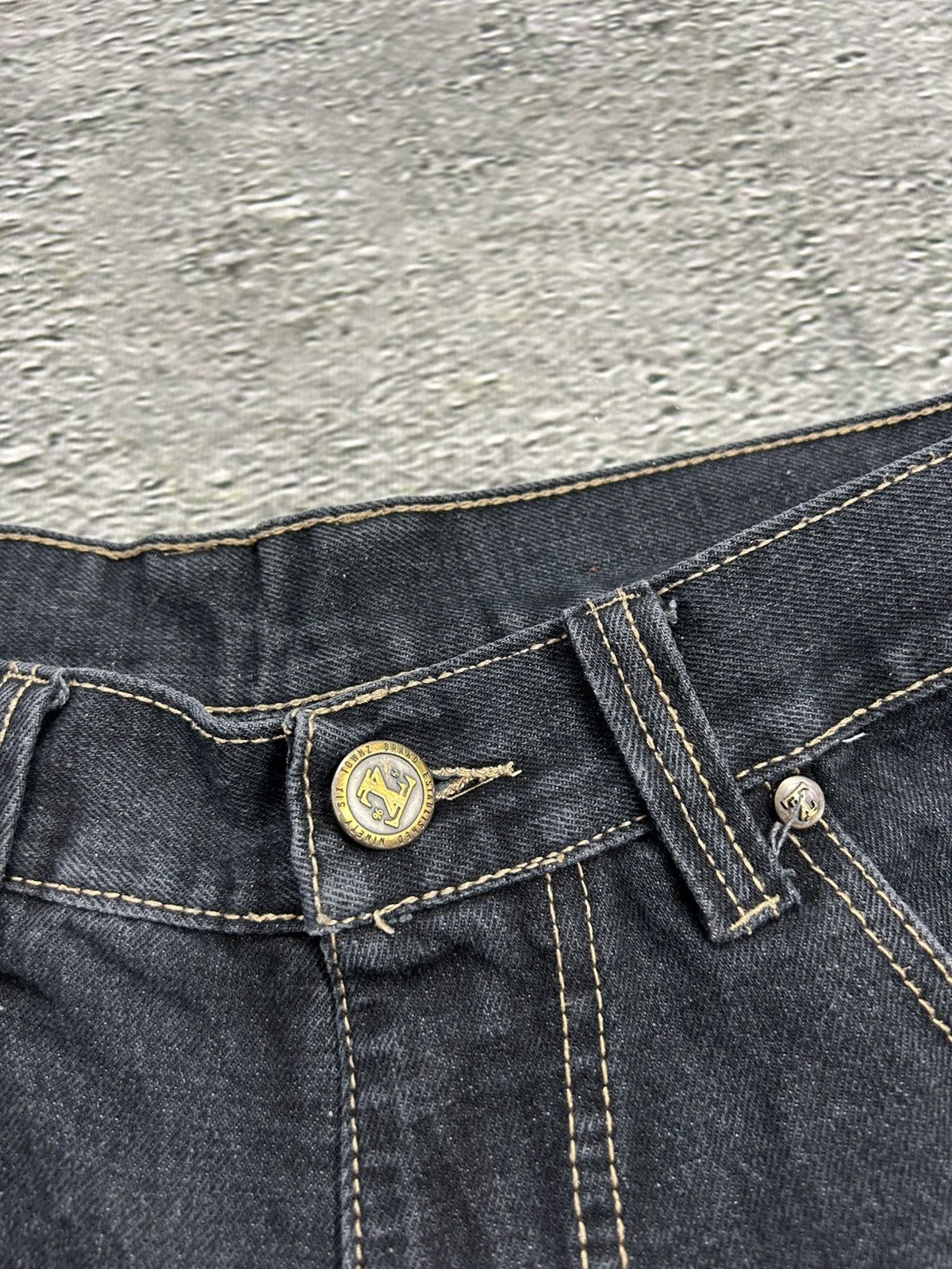 Japanese Brand × Vintage Townz Clothing Baggy Jeans Japanese Brand Vintage Size US 34 / EU 50 - 7 Thumbnail