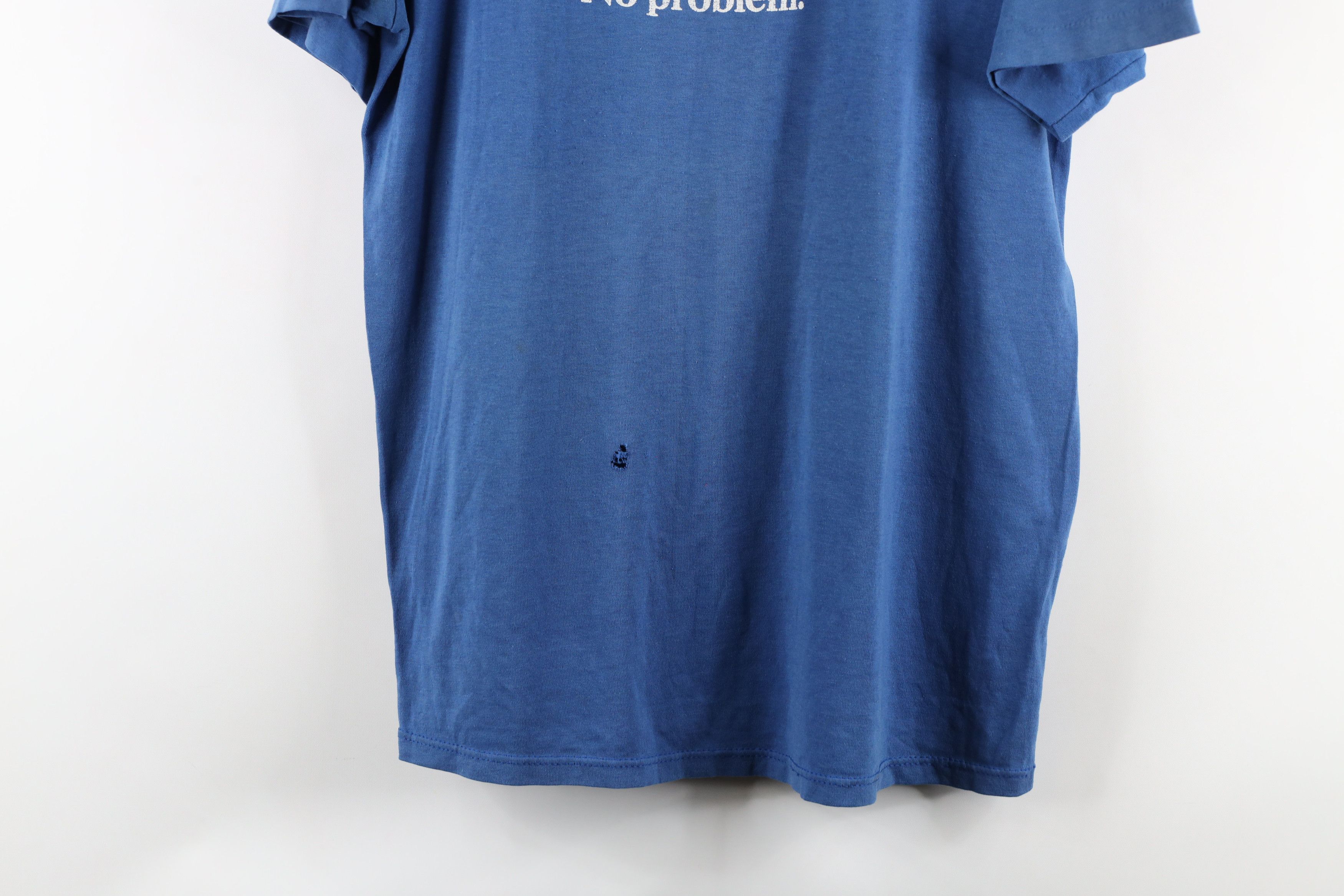 Vintage Vintage 90s Streetwear Thin Spell Out No Problem T-Shirt USA Size US M / EU 48-50 / 2 - 3 Thumbnail