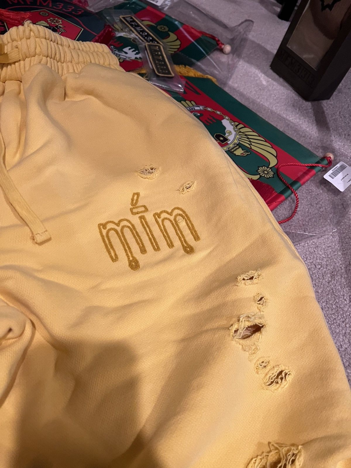 murd333r.fm General Issue: Special Ops Indo Yellow Sweatpants | mfm333 Size US 28 / EU 44 - 6 Thumbnail