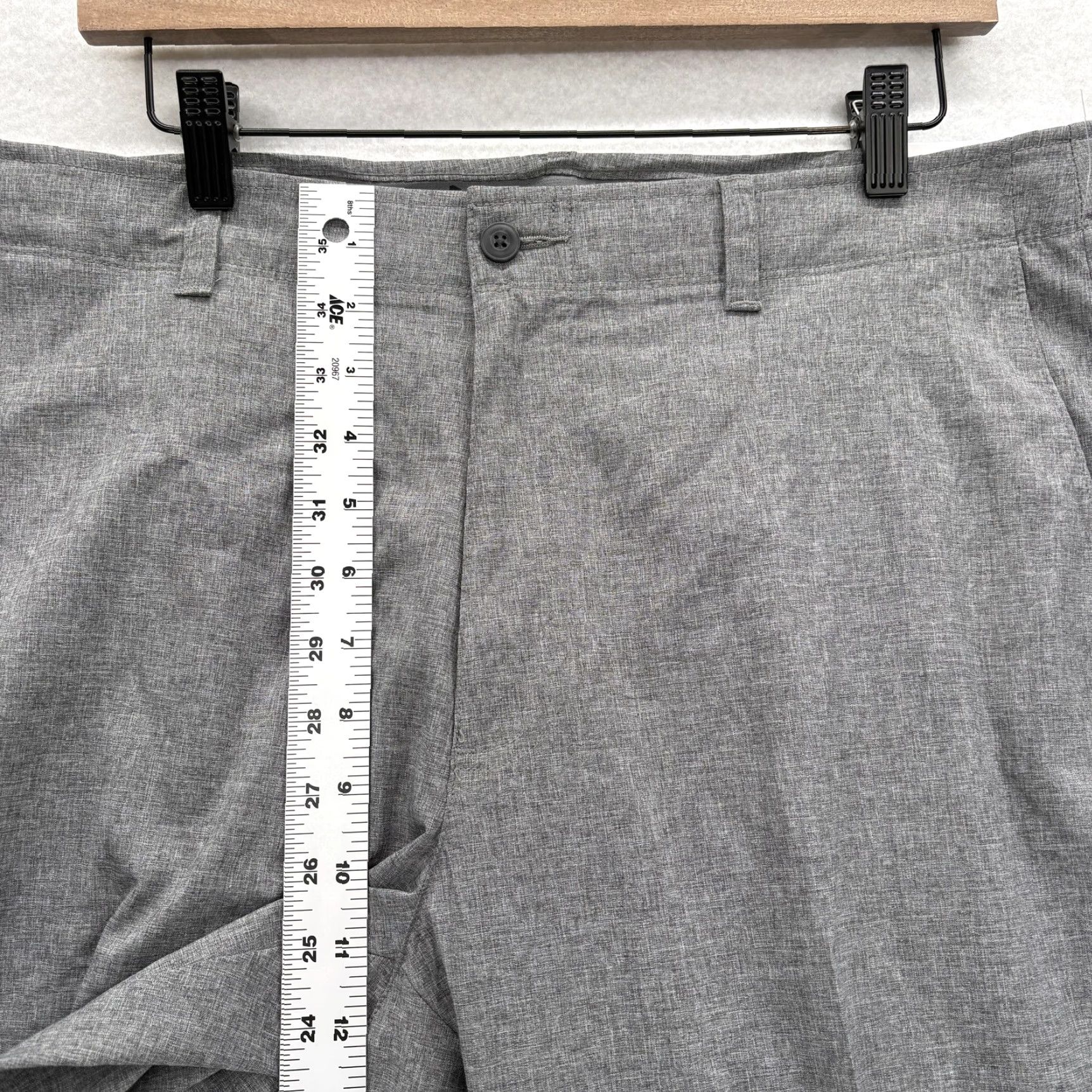 Vintage Grand Slam Pants Mens 36x29 Gray Performance Stretch 360 Golf Active Waistband Size US 36 / EU 52 - 7 Thumbnail