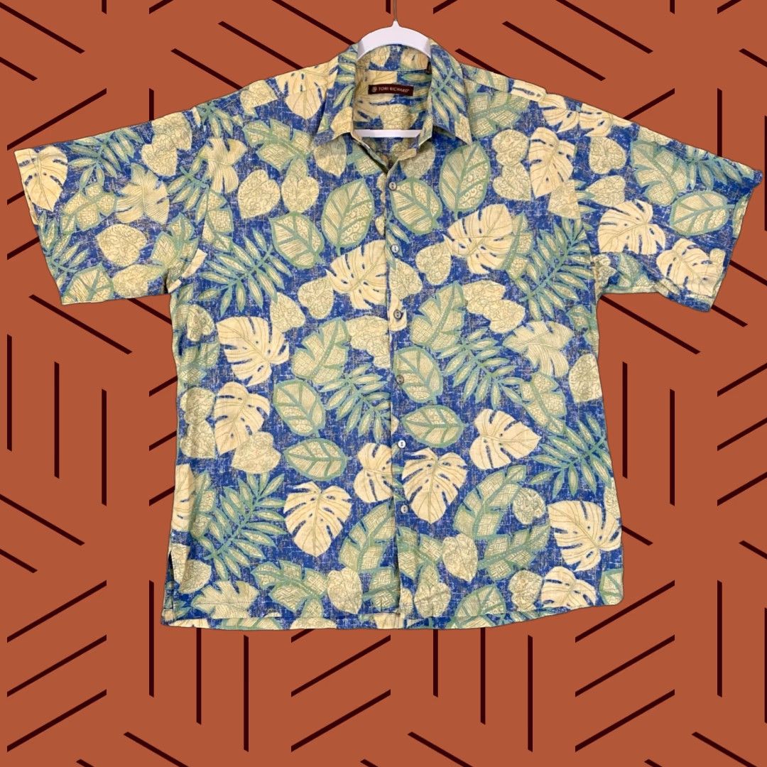Tori Richard Tori Richard Shirt Men Medium Multicolor Floral Button Cotton Lawn Camp Hawaiian Shirt Size US M / EU 48-50 / 2 - 1 Thumbnail