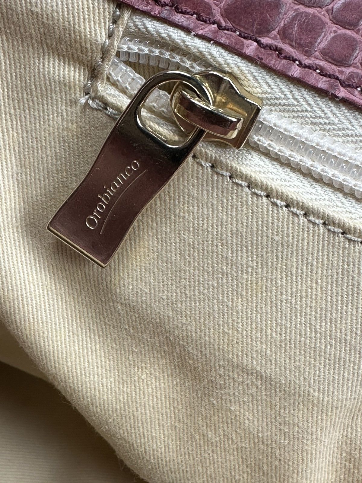 Vera Pelle Hermes Birkin Inspired Italian Vera Pelle Orobianco Bag Size ONE SIZE - 14 Thumbnail