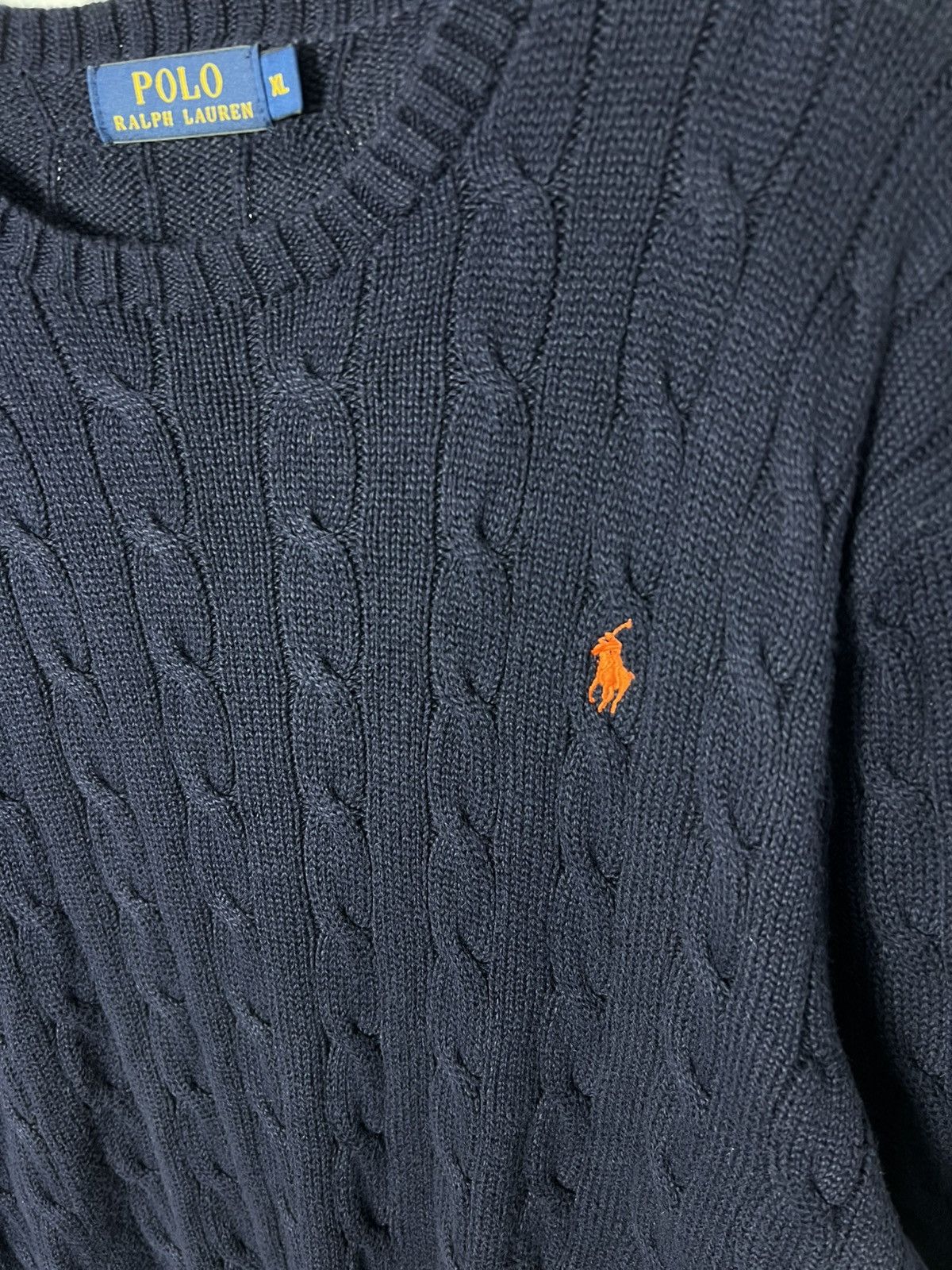 Polo Ralph Lauren Vintage streetwear y2k Polo Ralph Lauren Cable Knit Sweater Size US XL / EU 56 / 4 - 3 Thumbnail