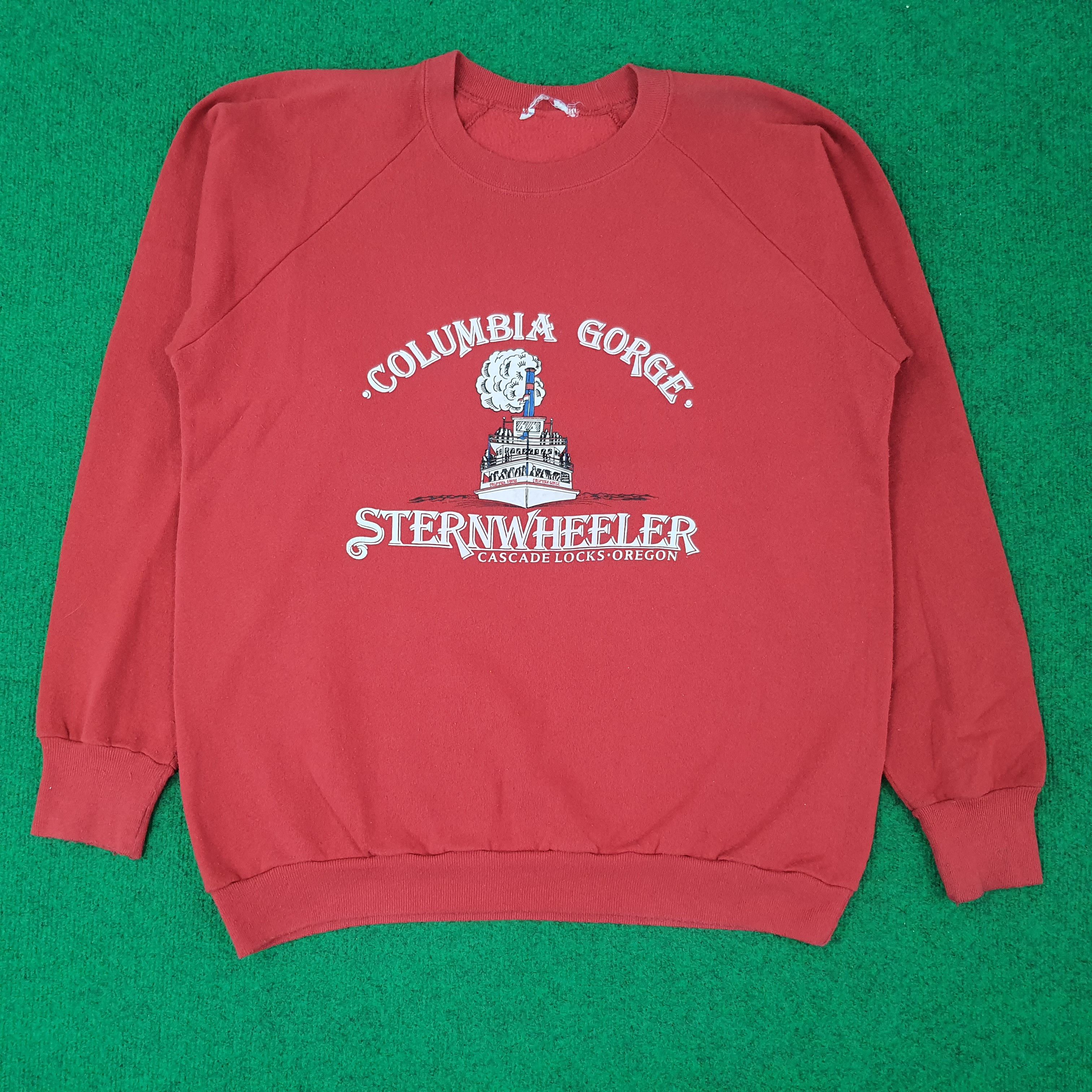 Vintage Vintage Columbia Gorge Sternwheeler Sweatshirt C253N4 Size US M / EU 48-50 / 2 - 1 Thumbnail