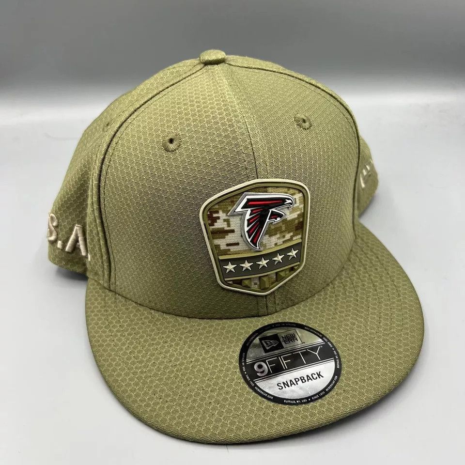 New Era Atlanta Falcons Hat Men Salute to Service Snap Back Cap New Size ONE SIZE - 3 Thumbnail