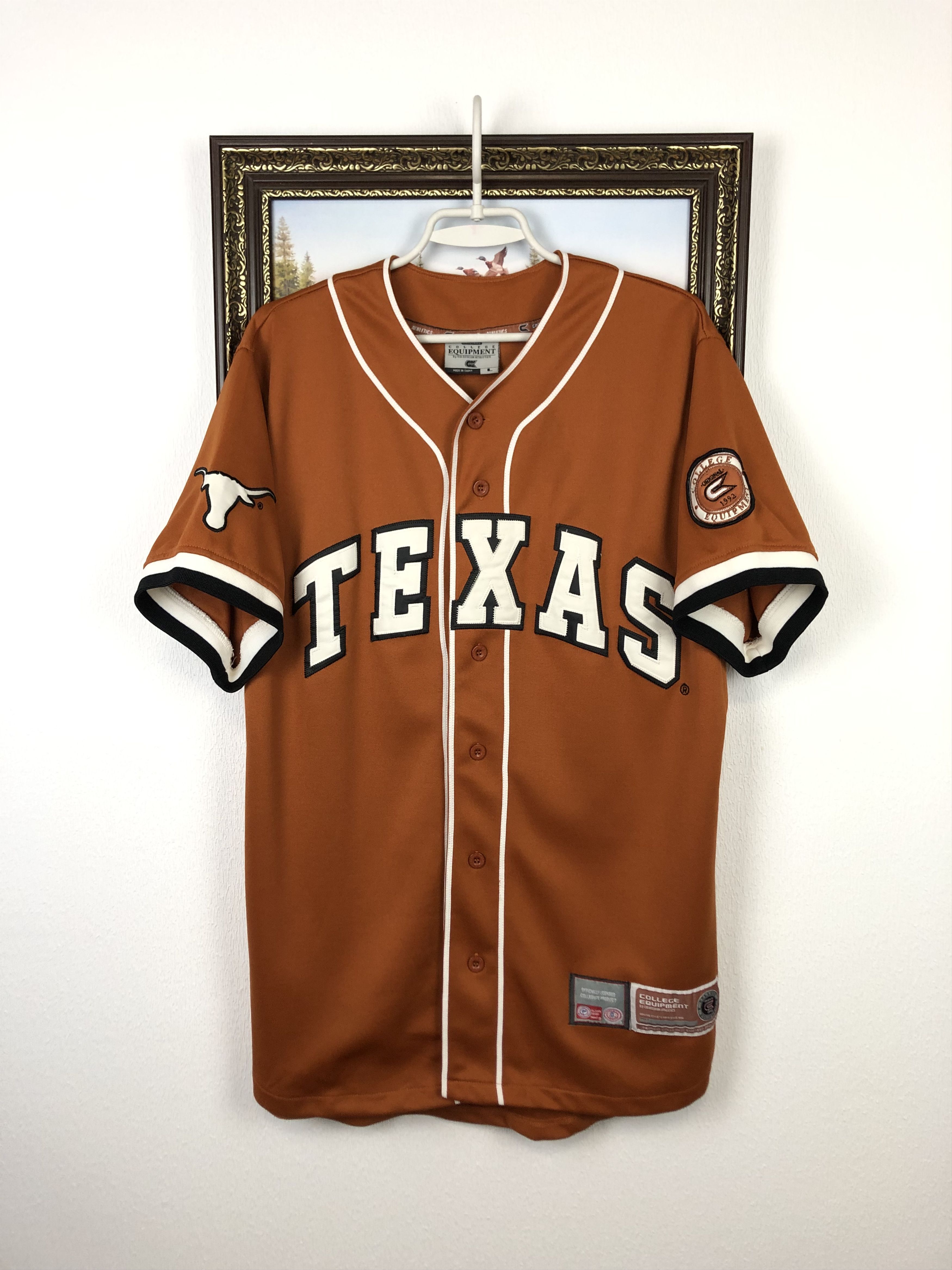 Vintage Vintage Texas Longhorns Colosseum Jersey Tee Shirt Rare Size US L / EU 52-54 / 3 - 1 Thumbnail